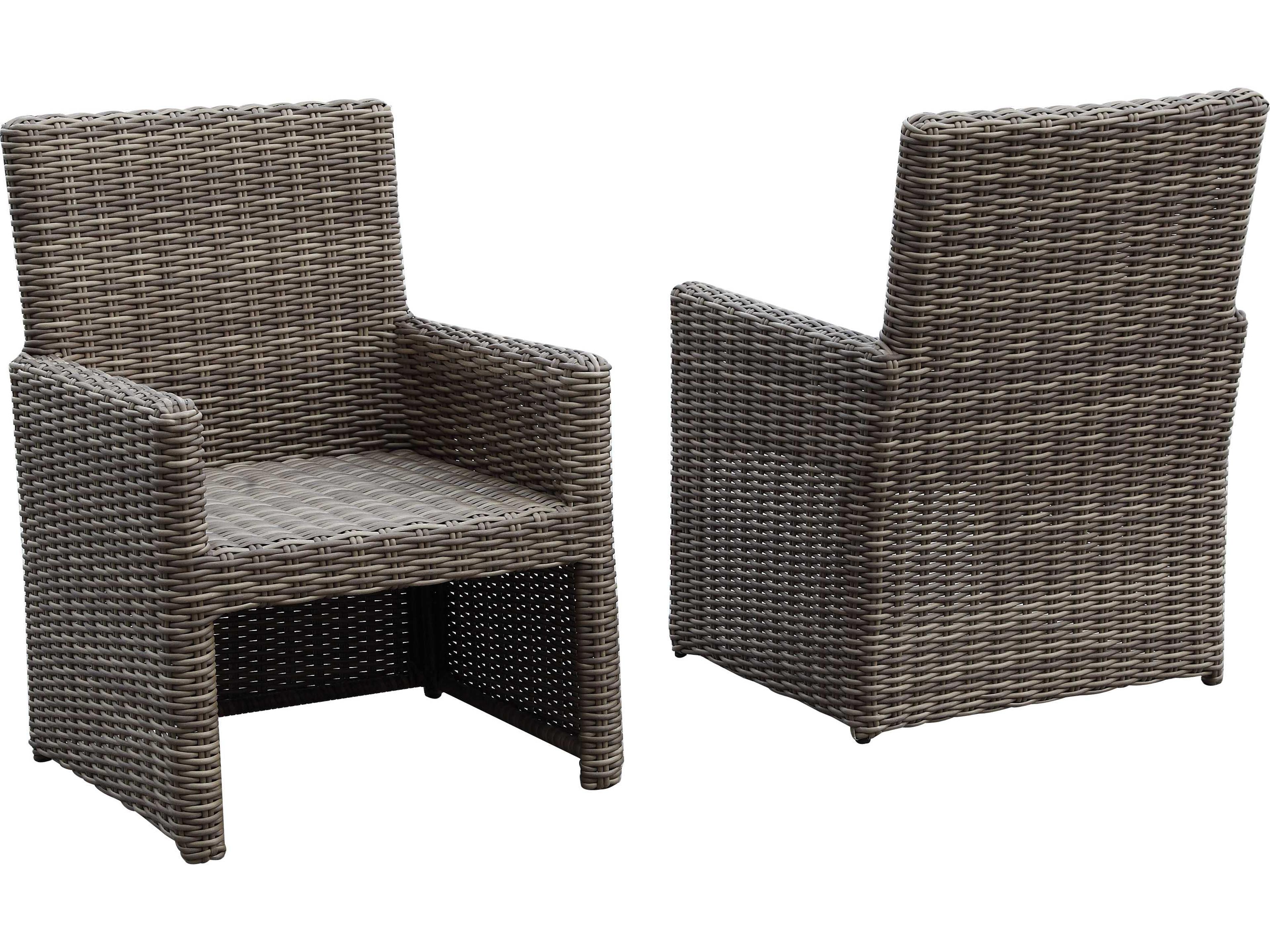 Sunset West Coronado Wicker Cushion Dining Chair