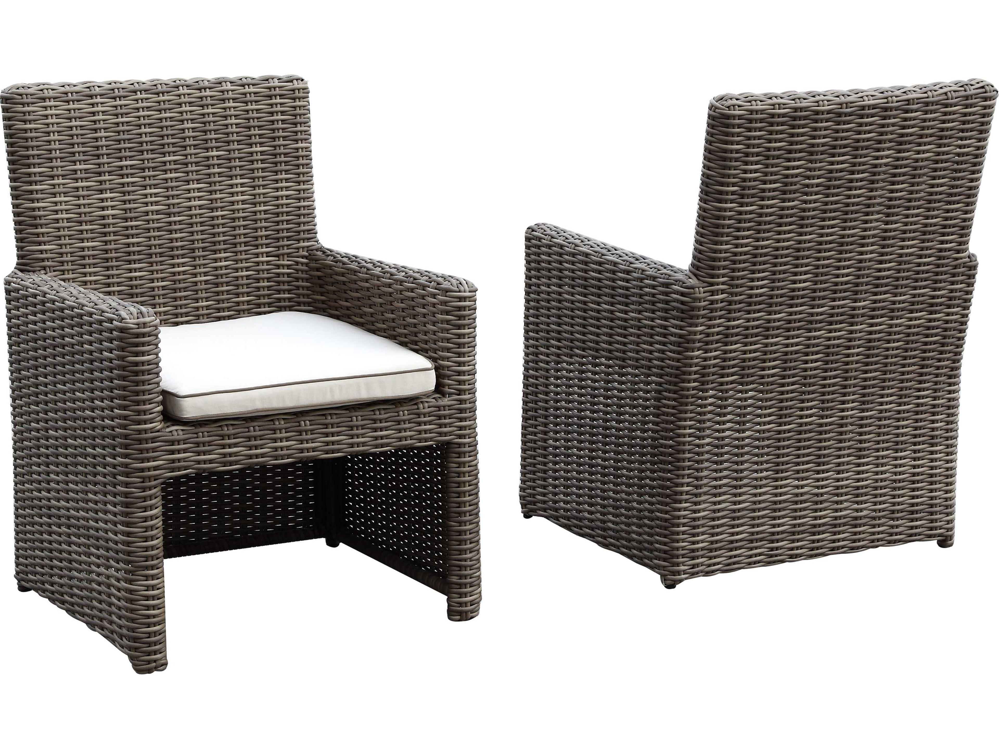 Coronado Wicker Cushion Dining Chair