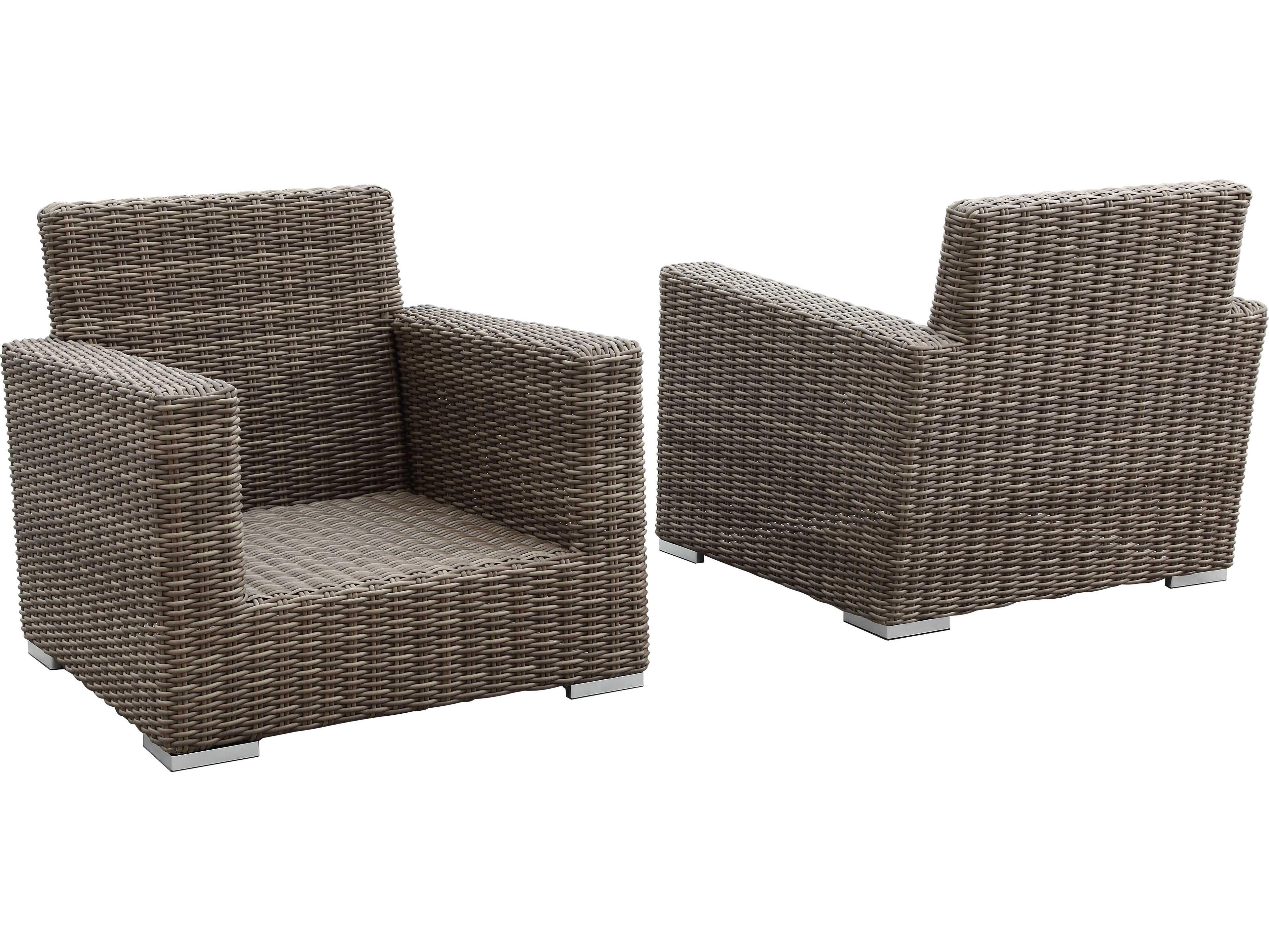 Sunset West Coronado Wicker Cushion Lounge Chair