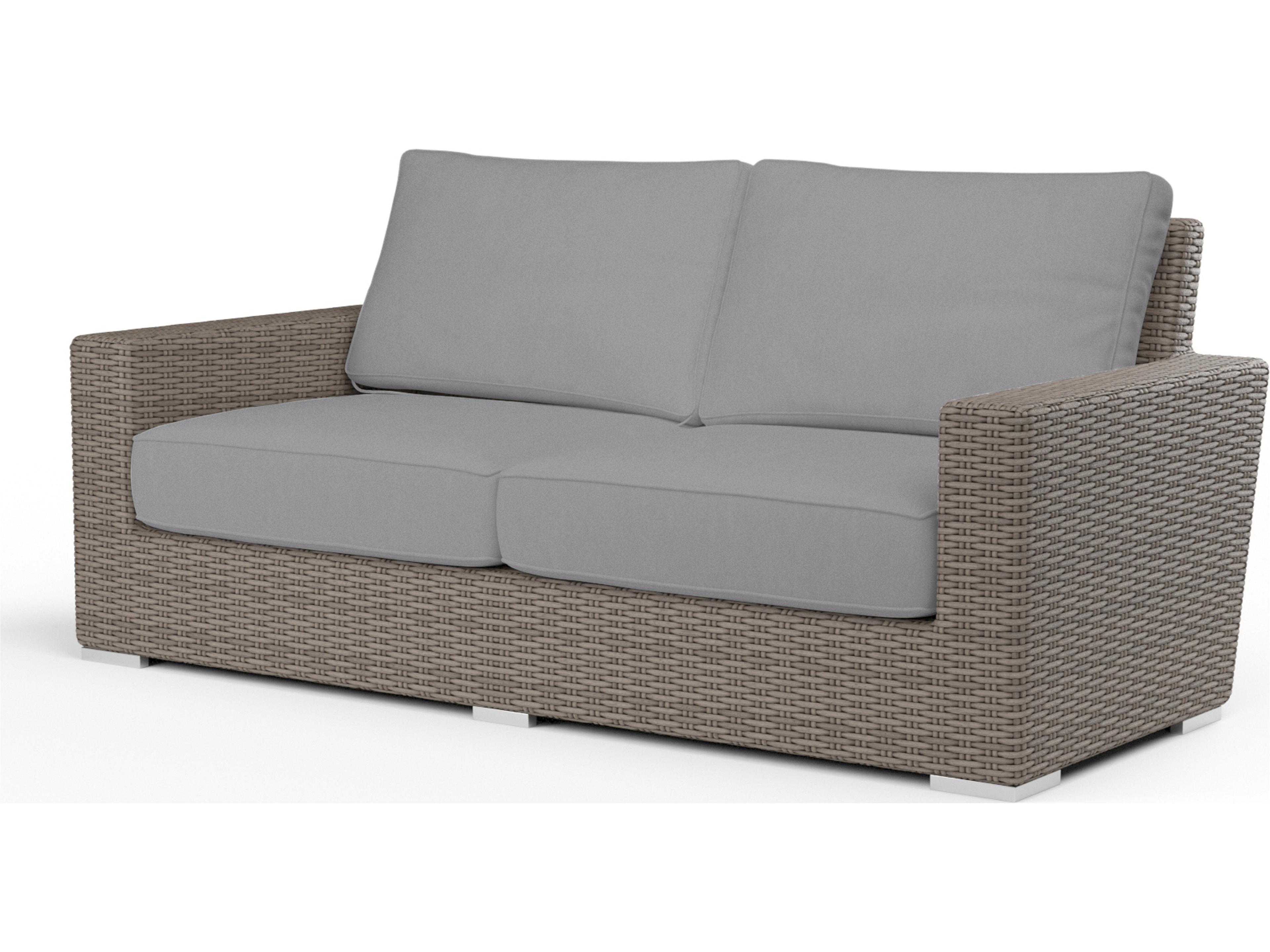 Sunset West Coronado Wicker Patio Loveseat