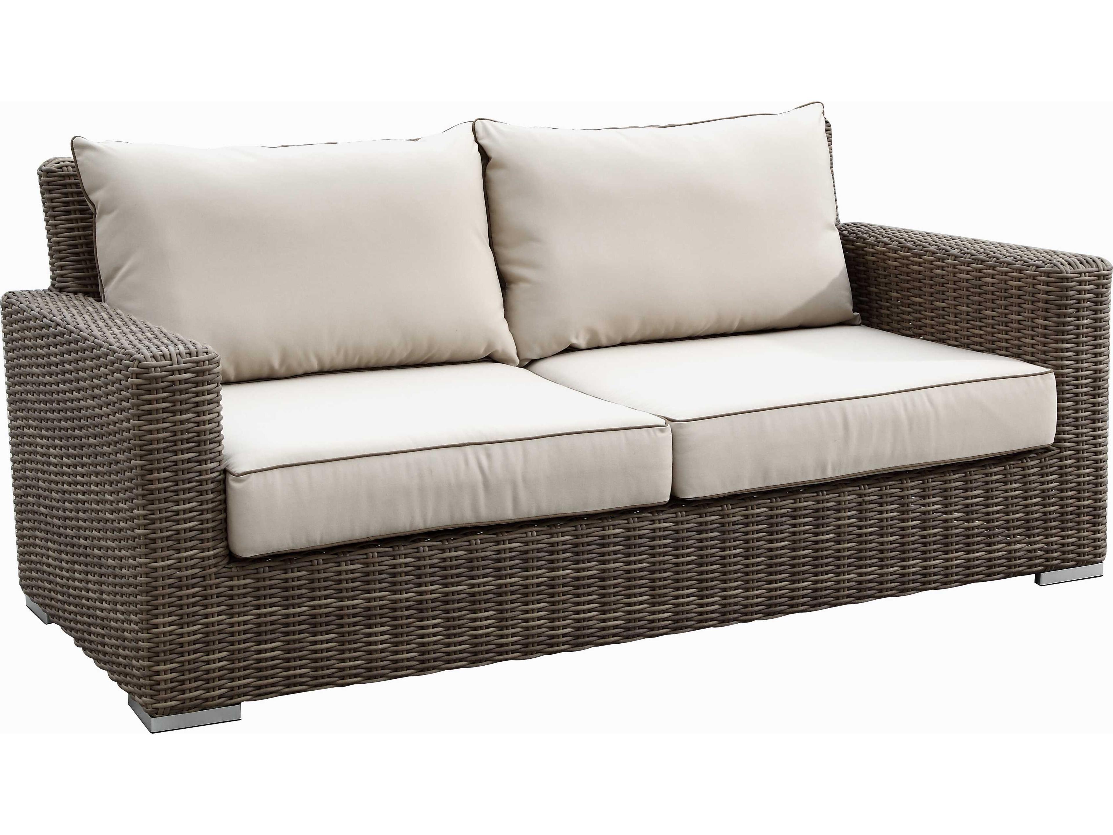 Coronado Wicker Cushion Loveseat