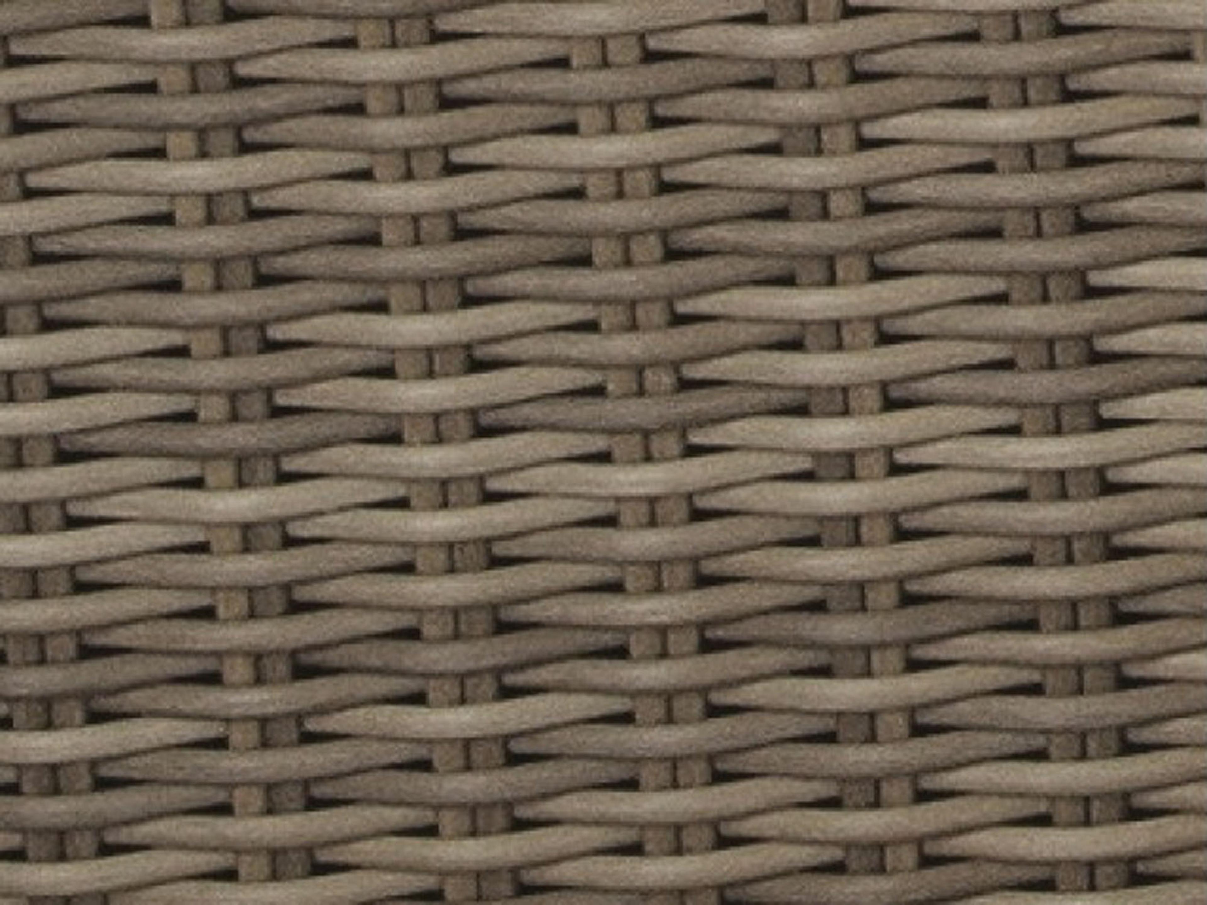 Sunset West Coronado Wicker Driftwood Patio Counter Stool in Canvas Flax with Self Welt