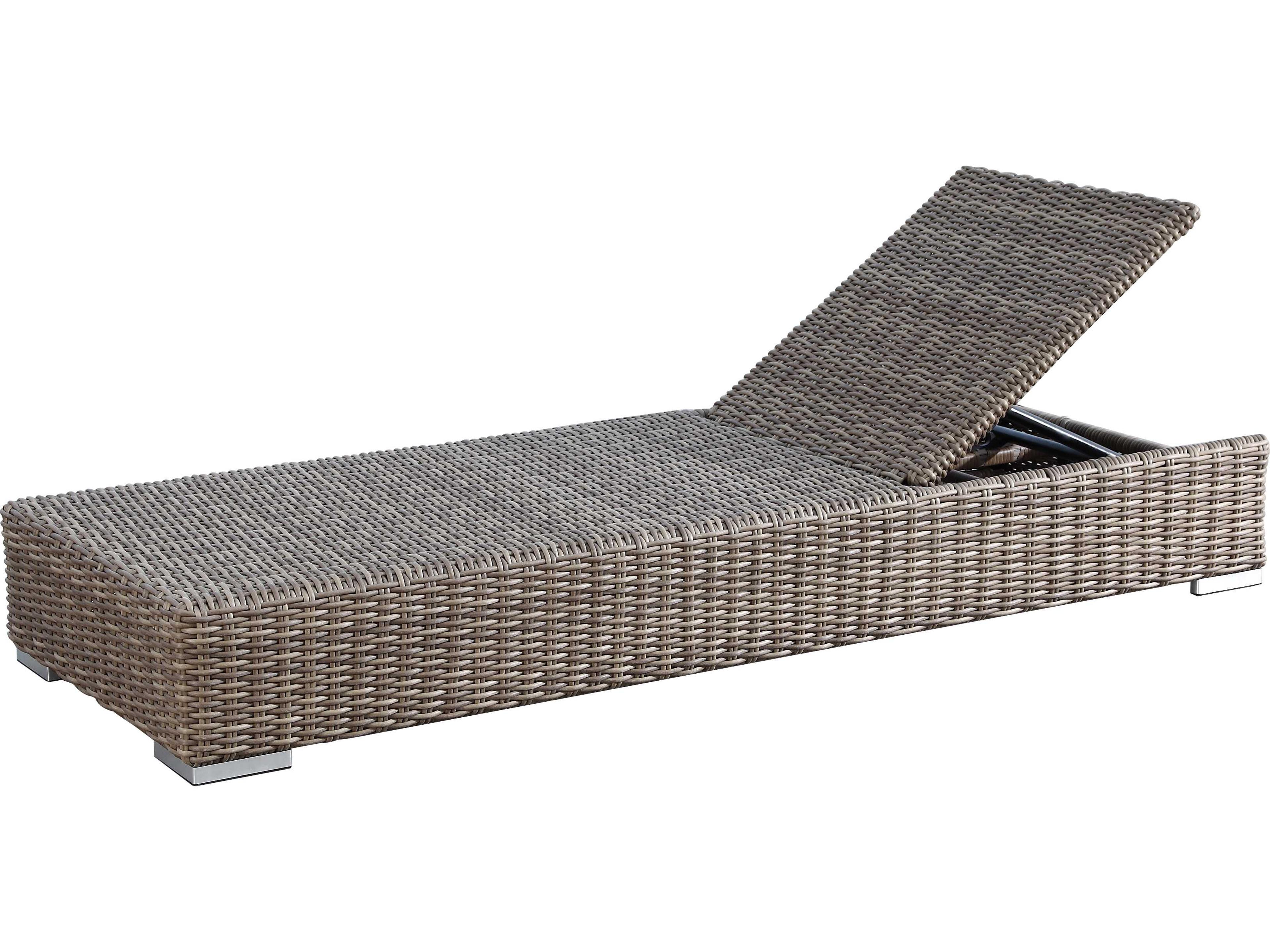Sunset West Coronado Wicker Cushion Chaise Lounge