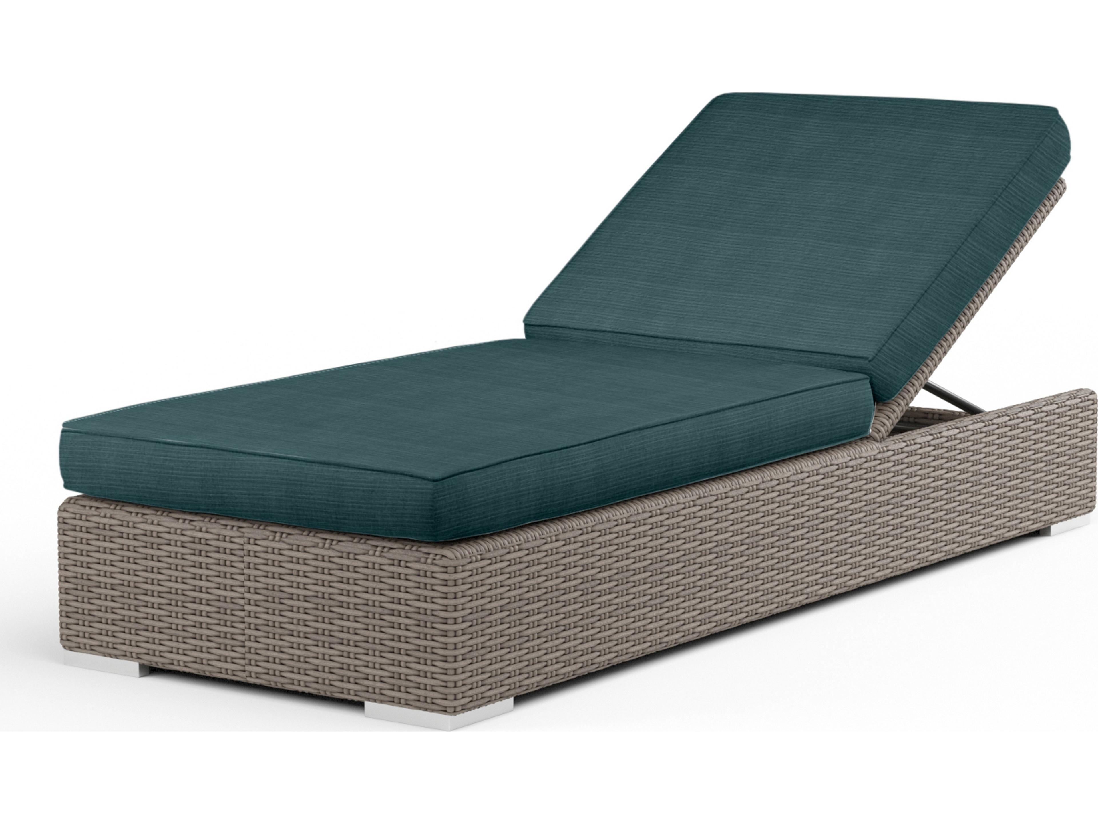 Sunset West Coronado Wicker Adjustable Outdoor Chaise Lounge