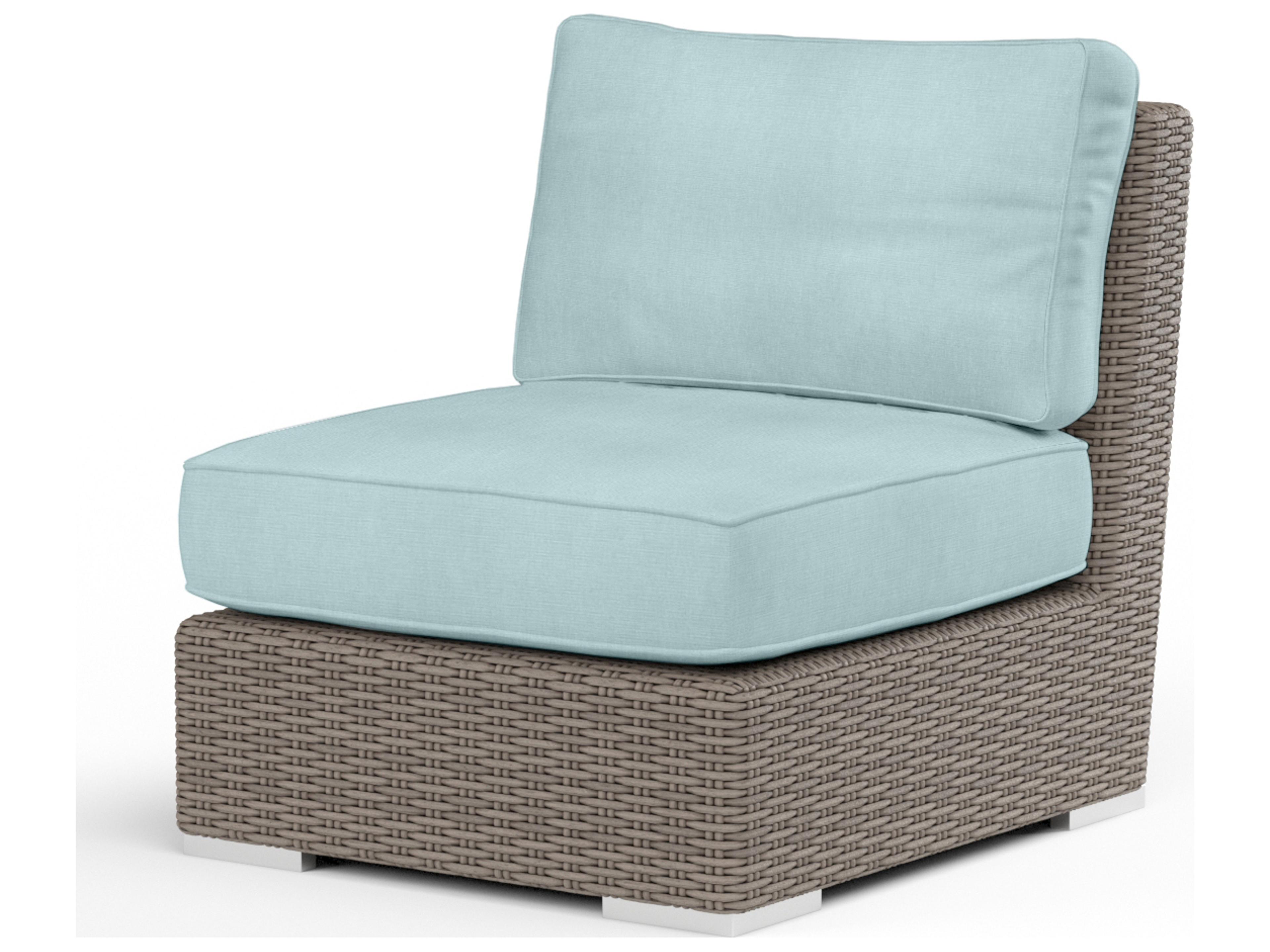 Sunset West Coronado Wicker Modular Outdoor Lounge Chair