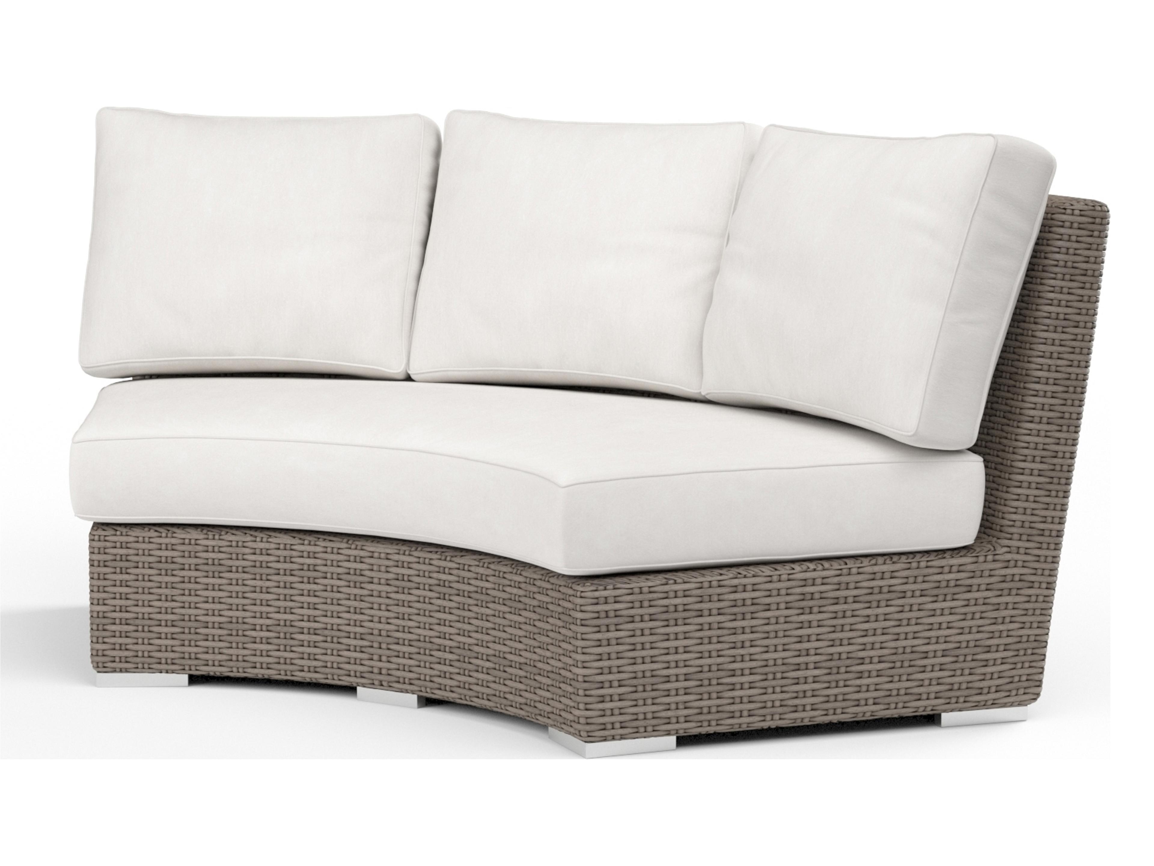 Coronado Curved Loveseat Outdoor Wicker
