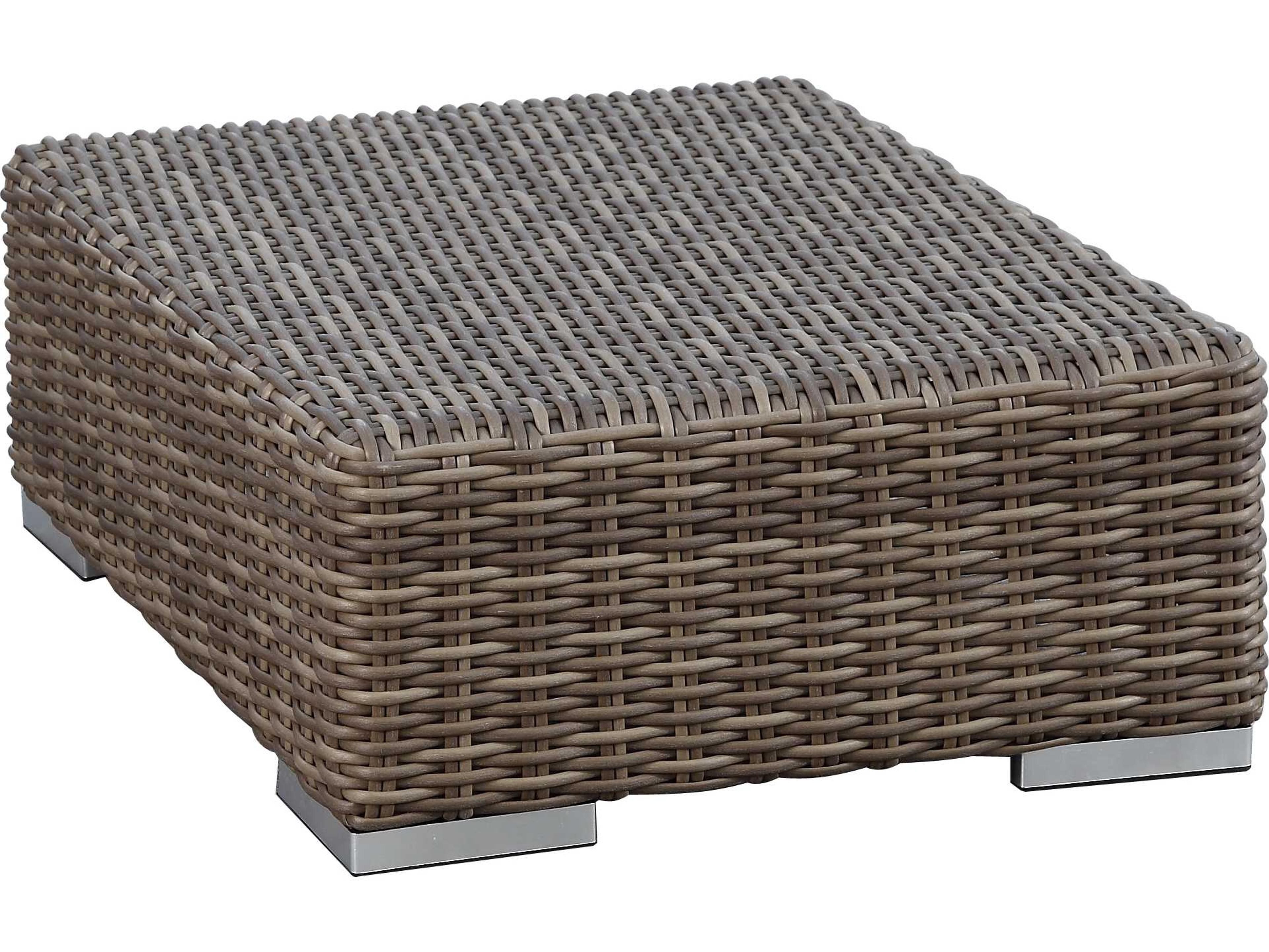 Sunset West Coronado Wicker Cushion Ottoman