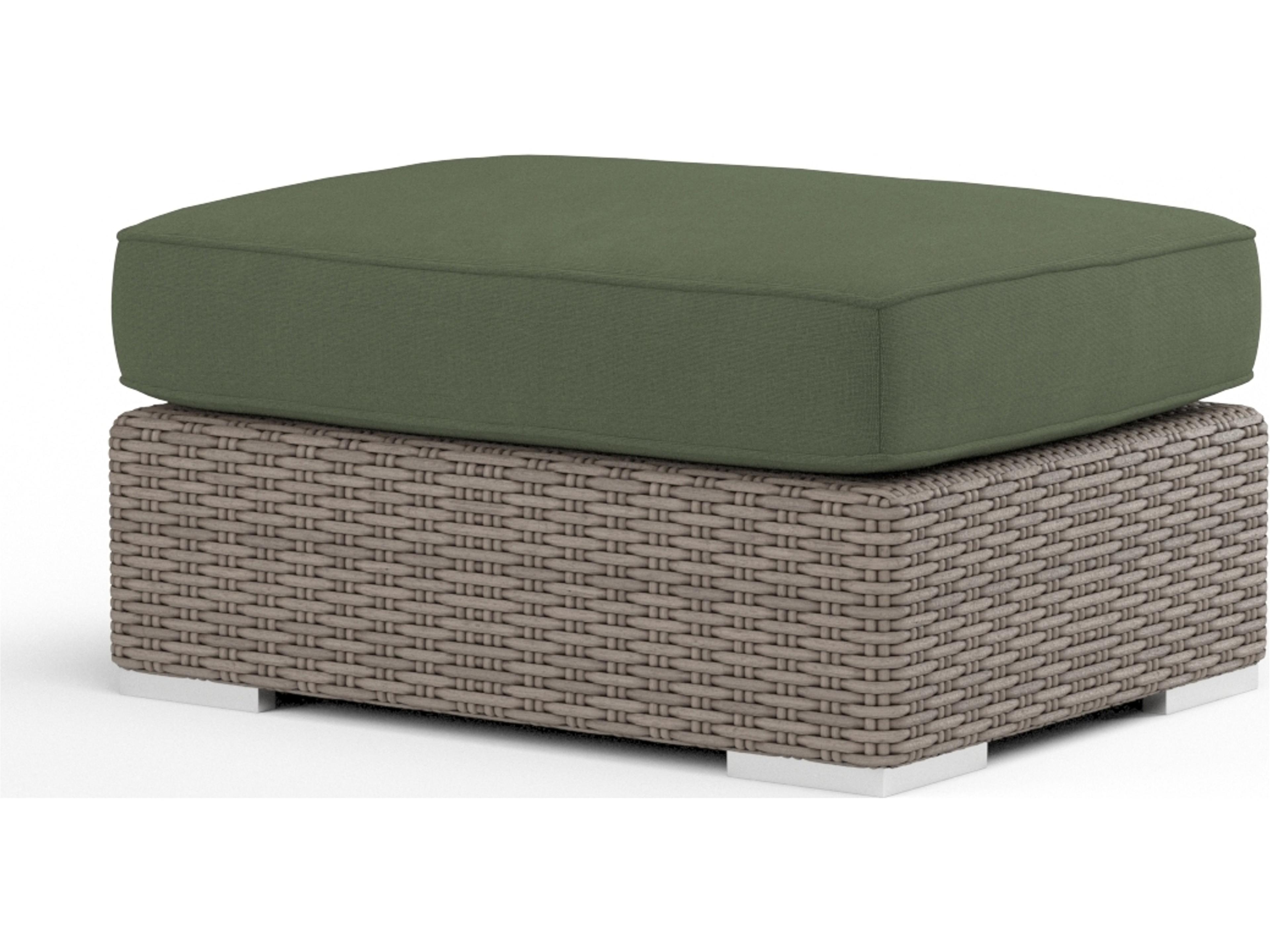 Sunset West Coronado Wicker Patio Ottoman