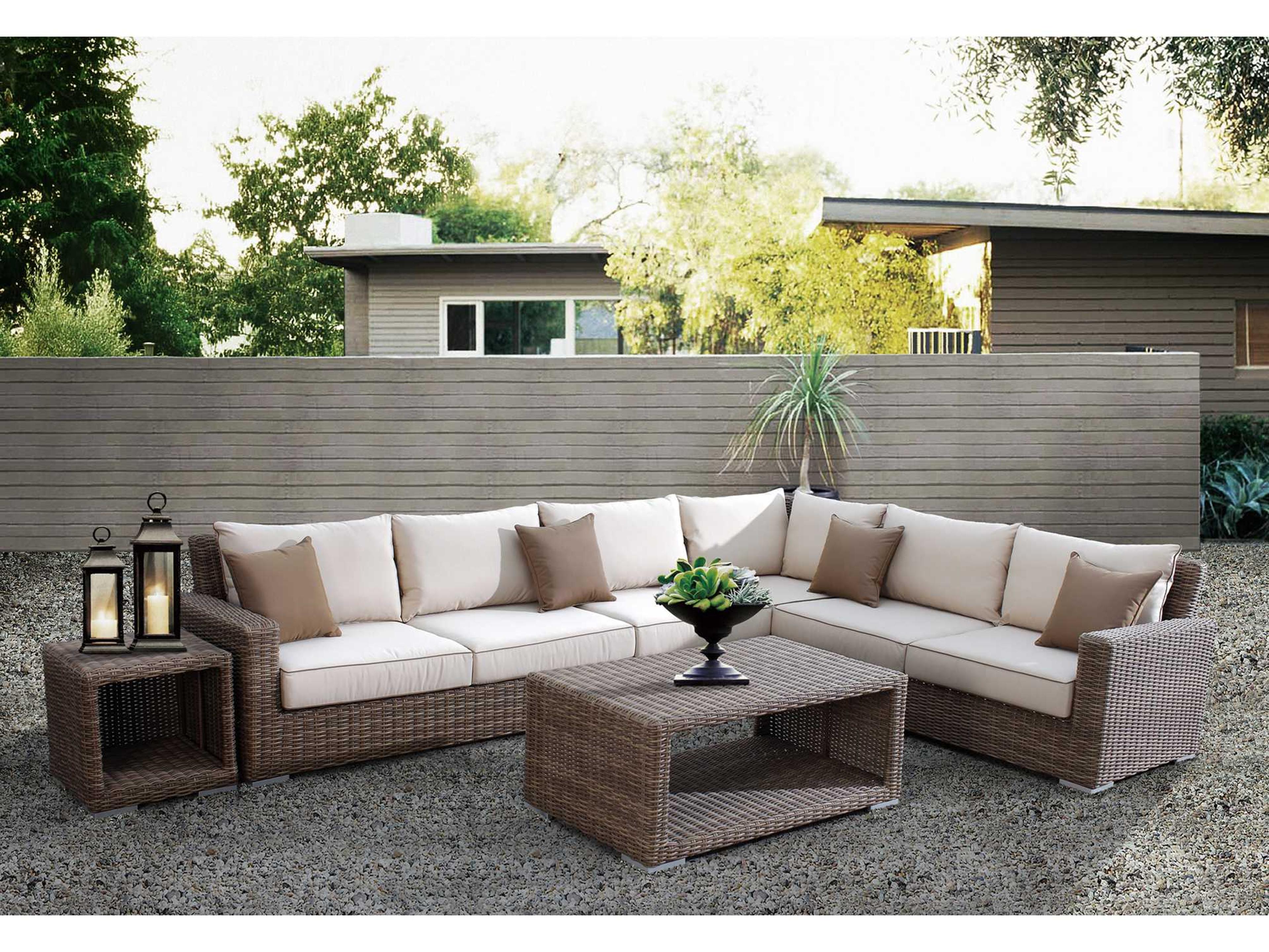 Sunset West Coronado Wicker Cushion Lounge Set