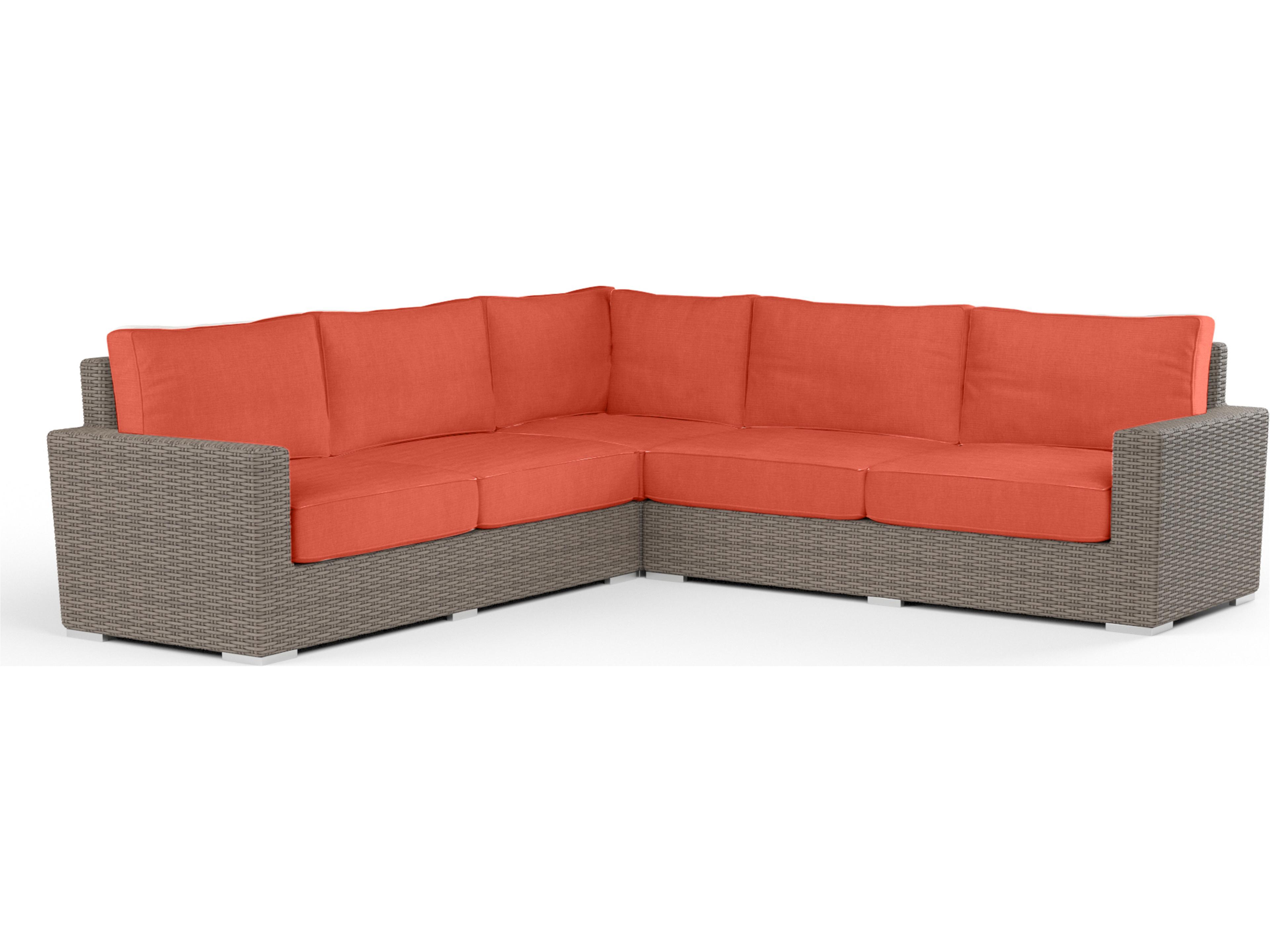 Sunset West Coronado Wicker Sectional