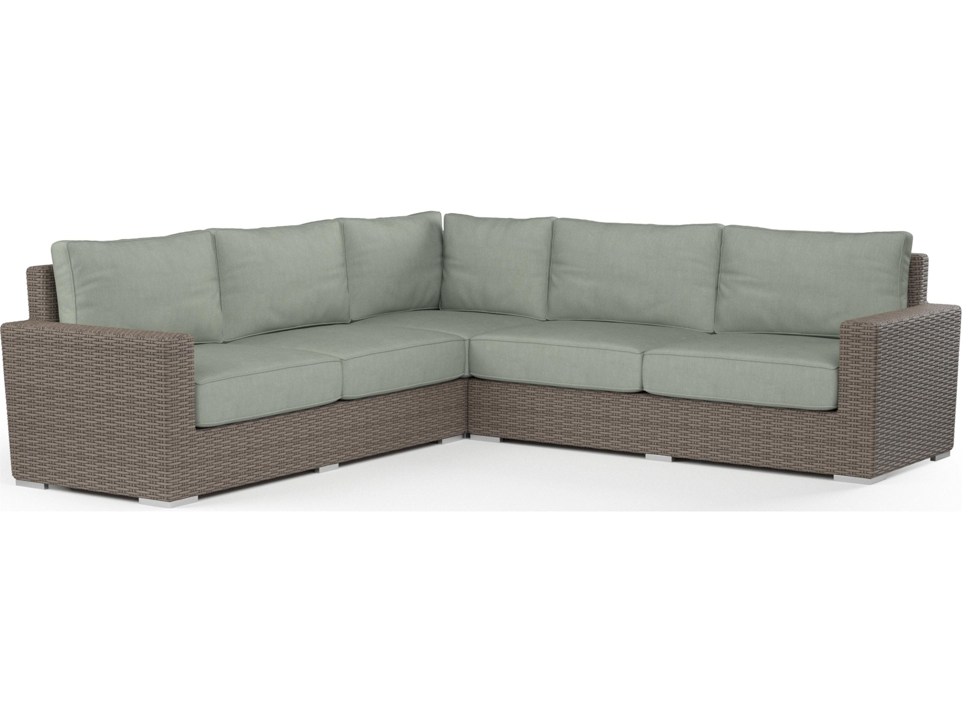 Sunset West Coronado Wicker Sectional