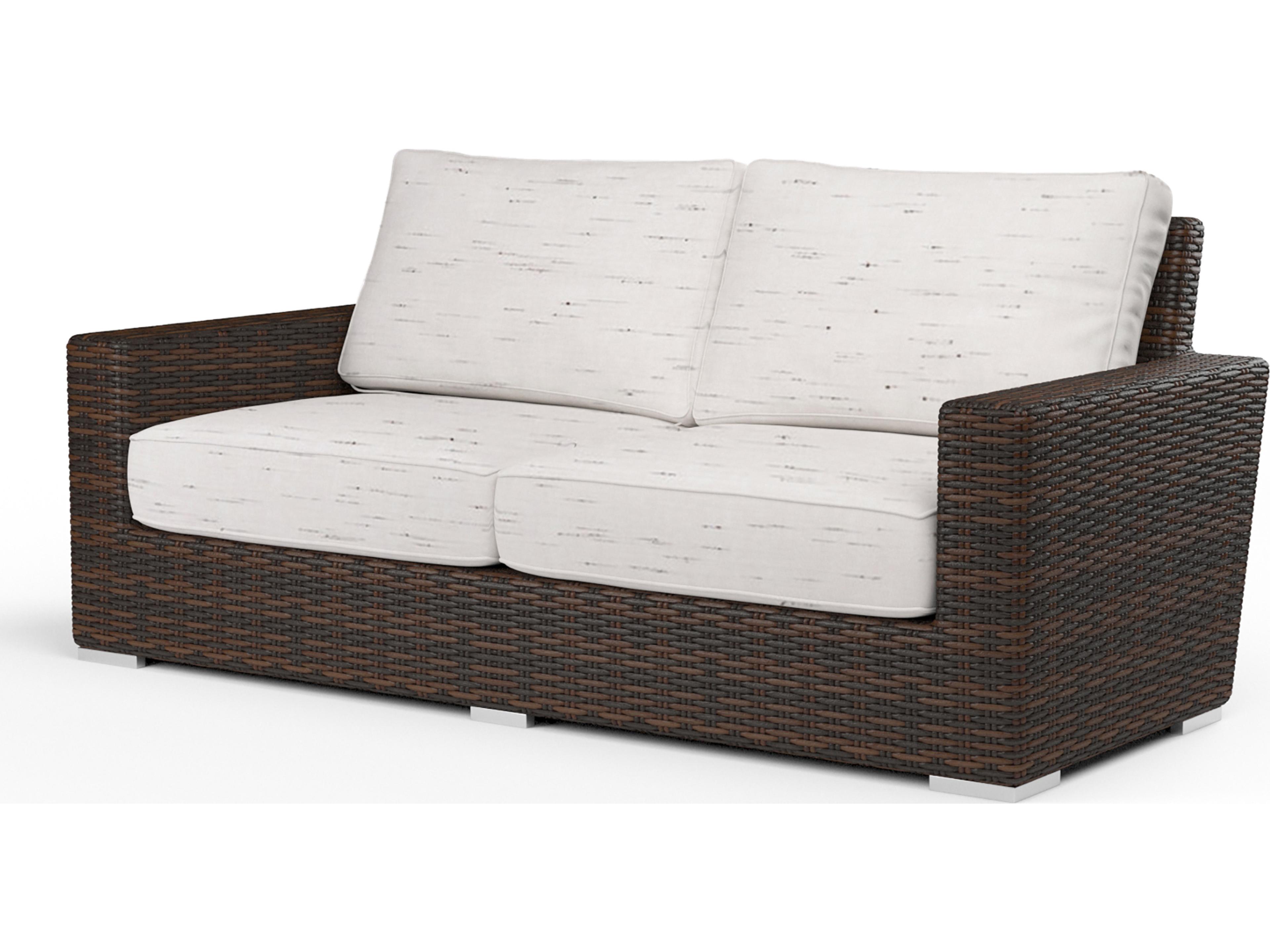 Sunset West Montecito Wicker Outdoor Patio Loveseat