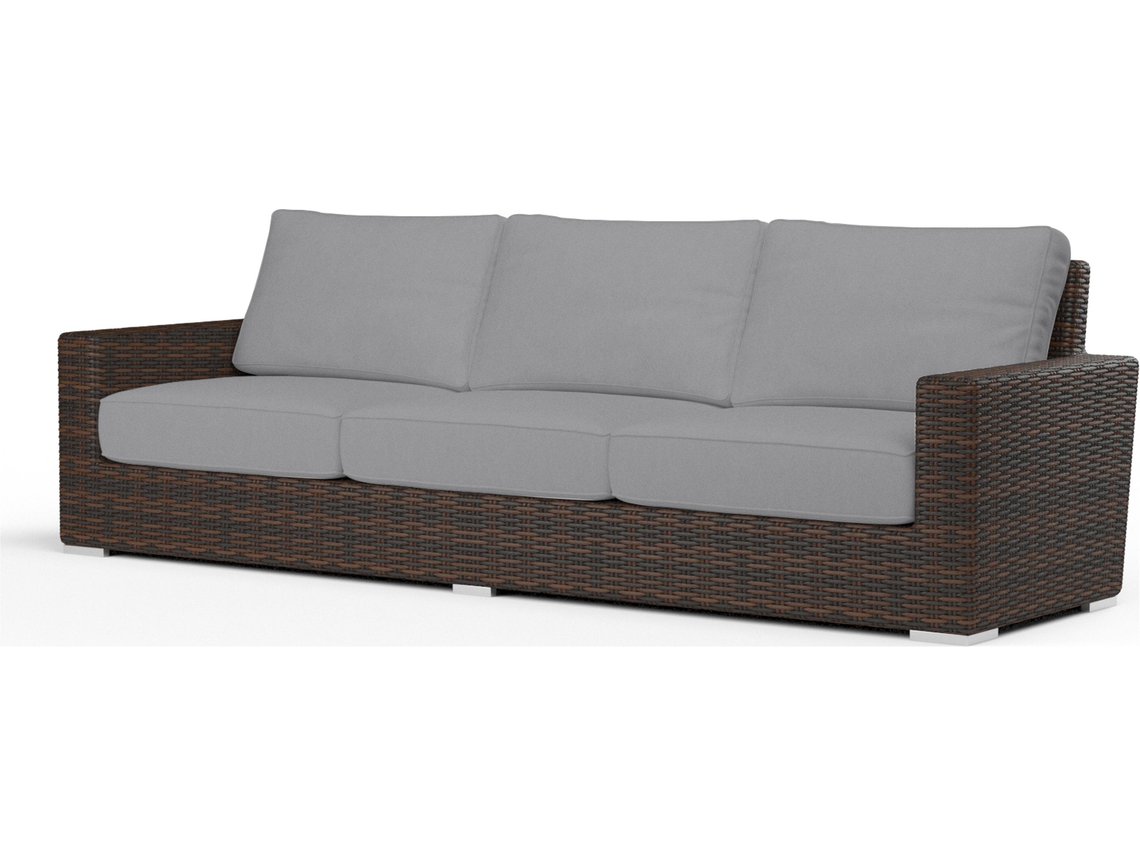 Sunset West Montecito Wicker Outdoor Patio Sofa