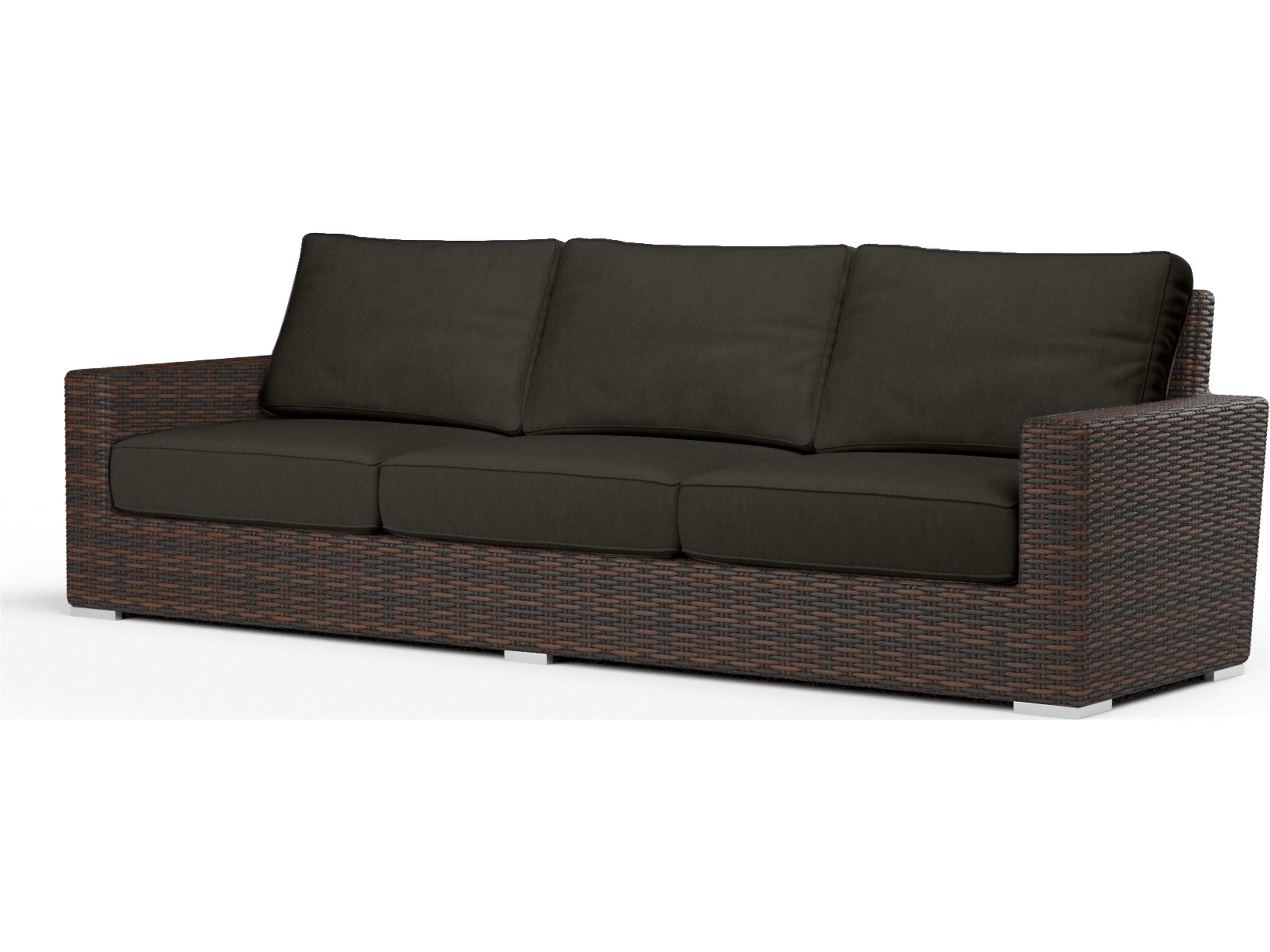 Sunset West Montecito Wicker Outdoor Patio Sofa