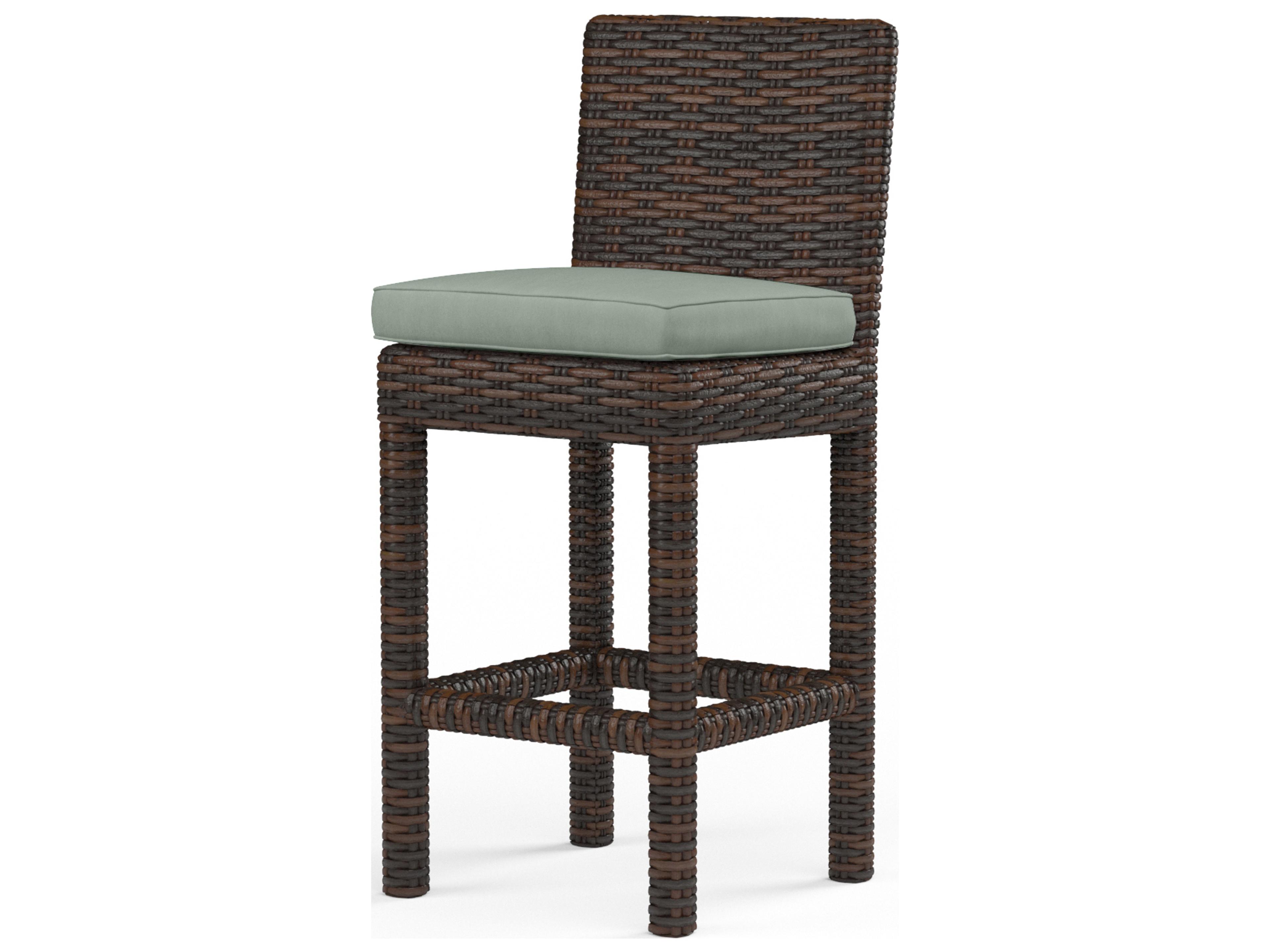 Sunset West Montecito Wicker Outdoor Bar Stool