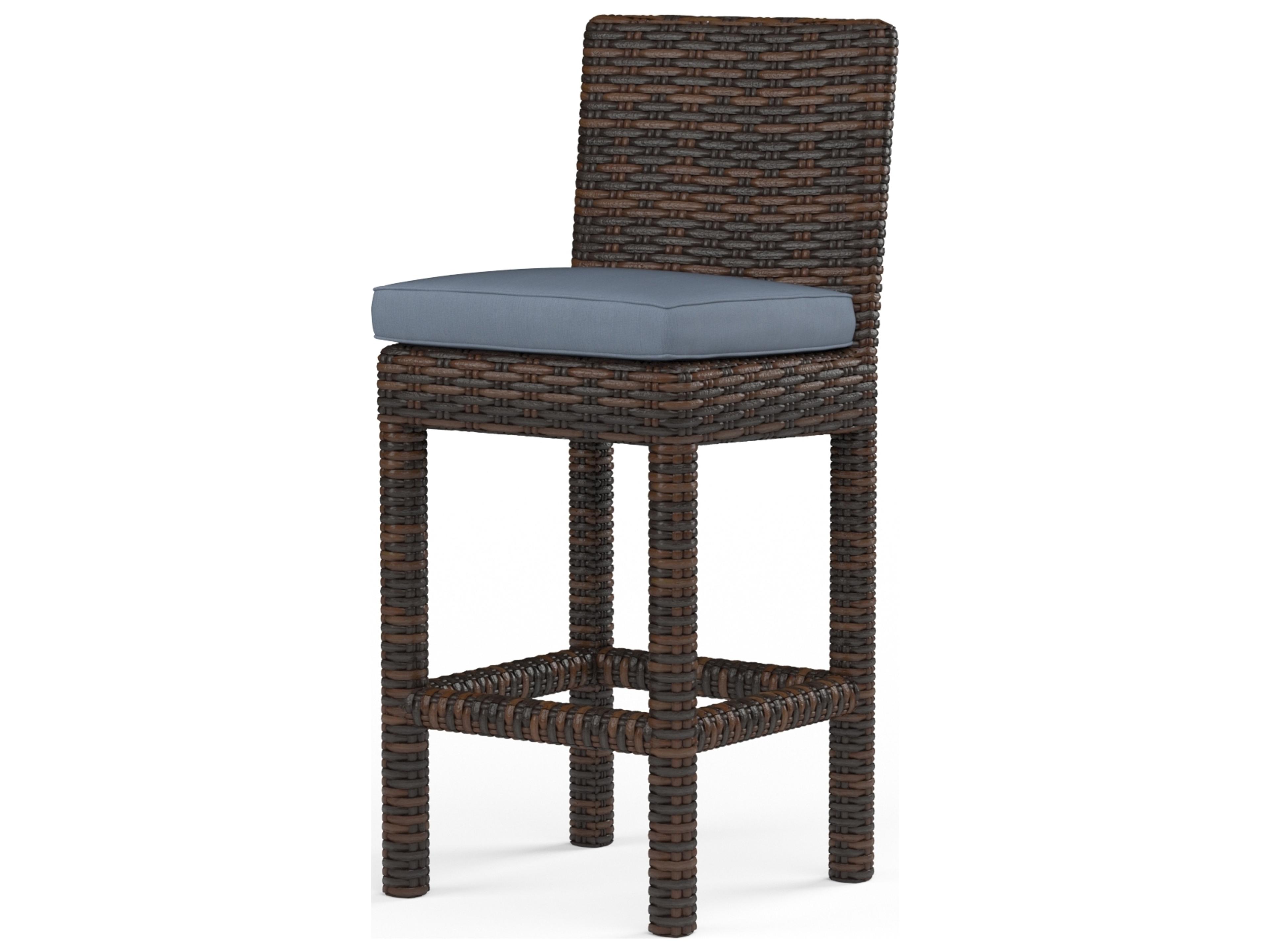 Sunset West Montecito Wicker Outdoor Bar Stool