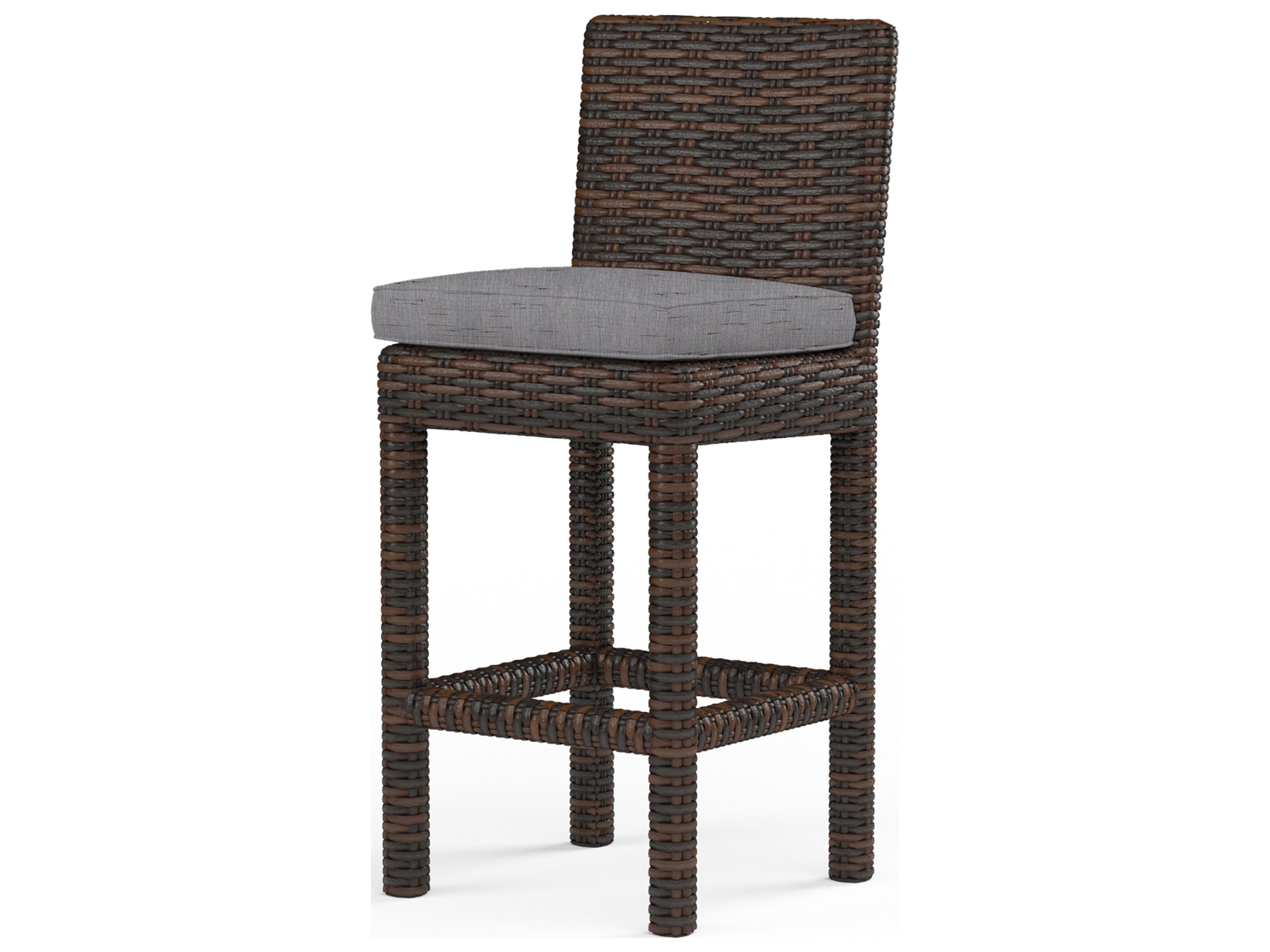 Sunset West Montecito Wicker Outdoor Bar Stool