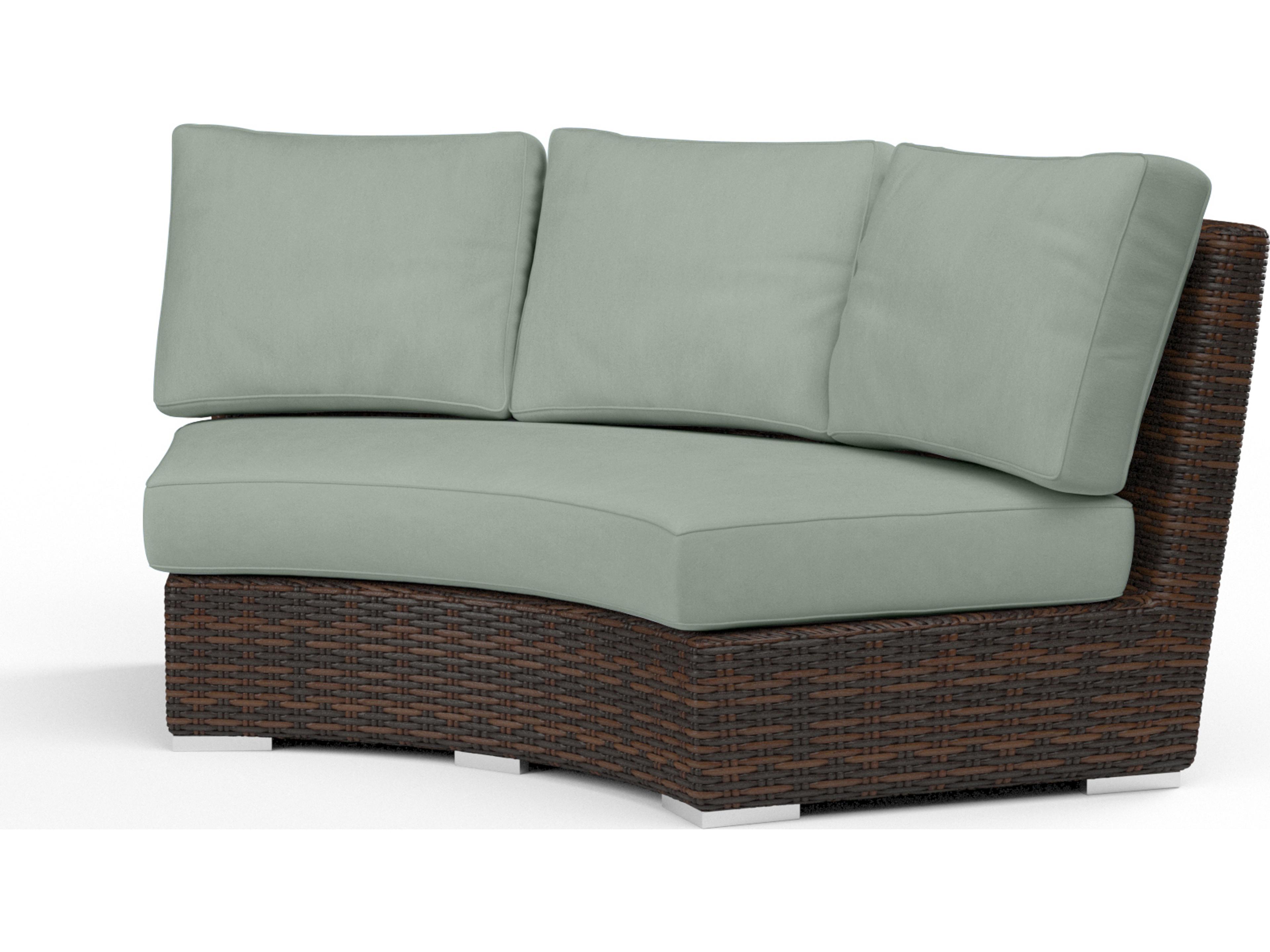 Sunset West Montecito Curved Outdoor Loveseat