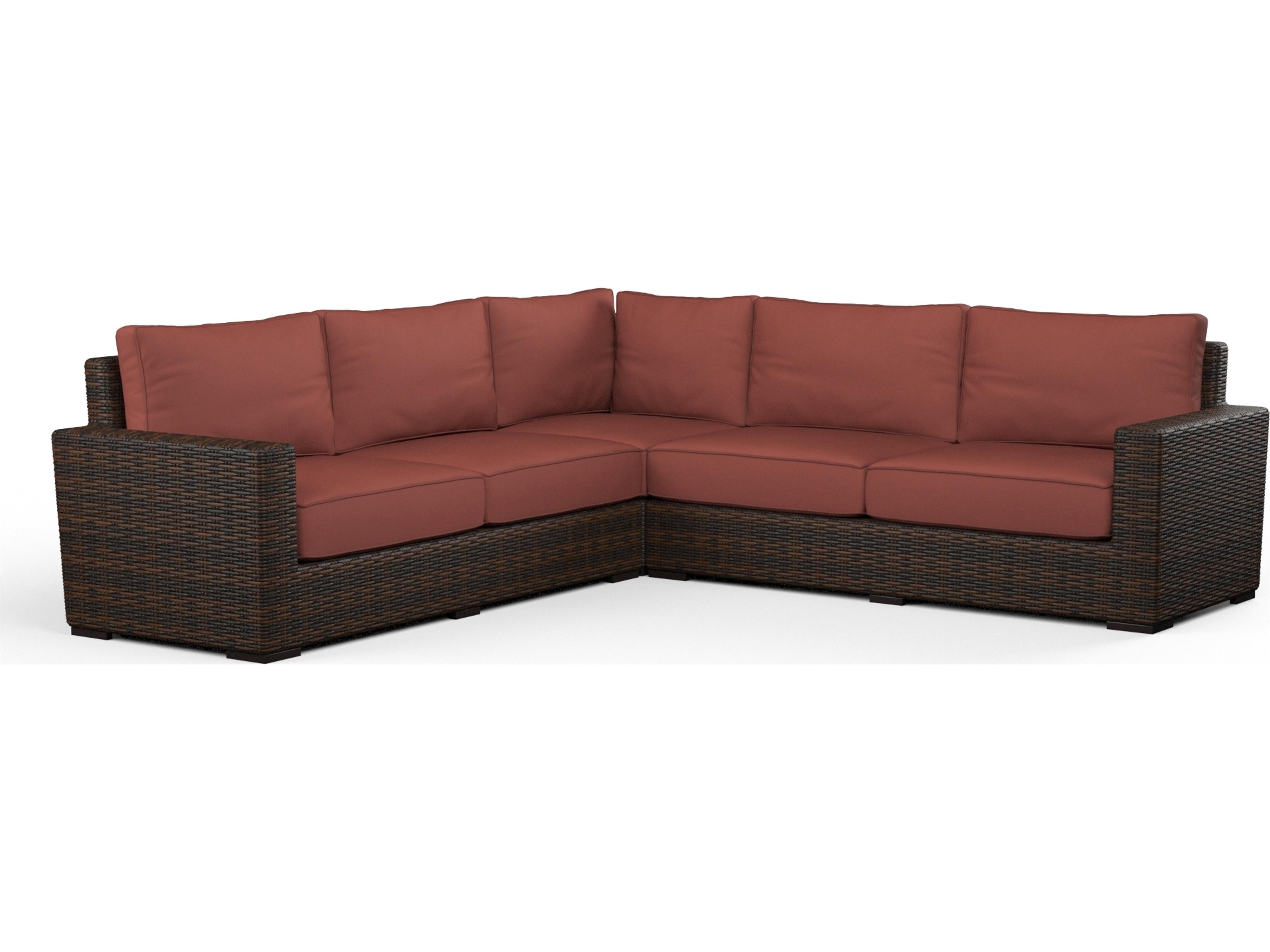 Sunset West Montecito Wicker Sectional