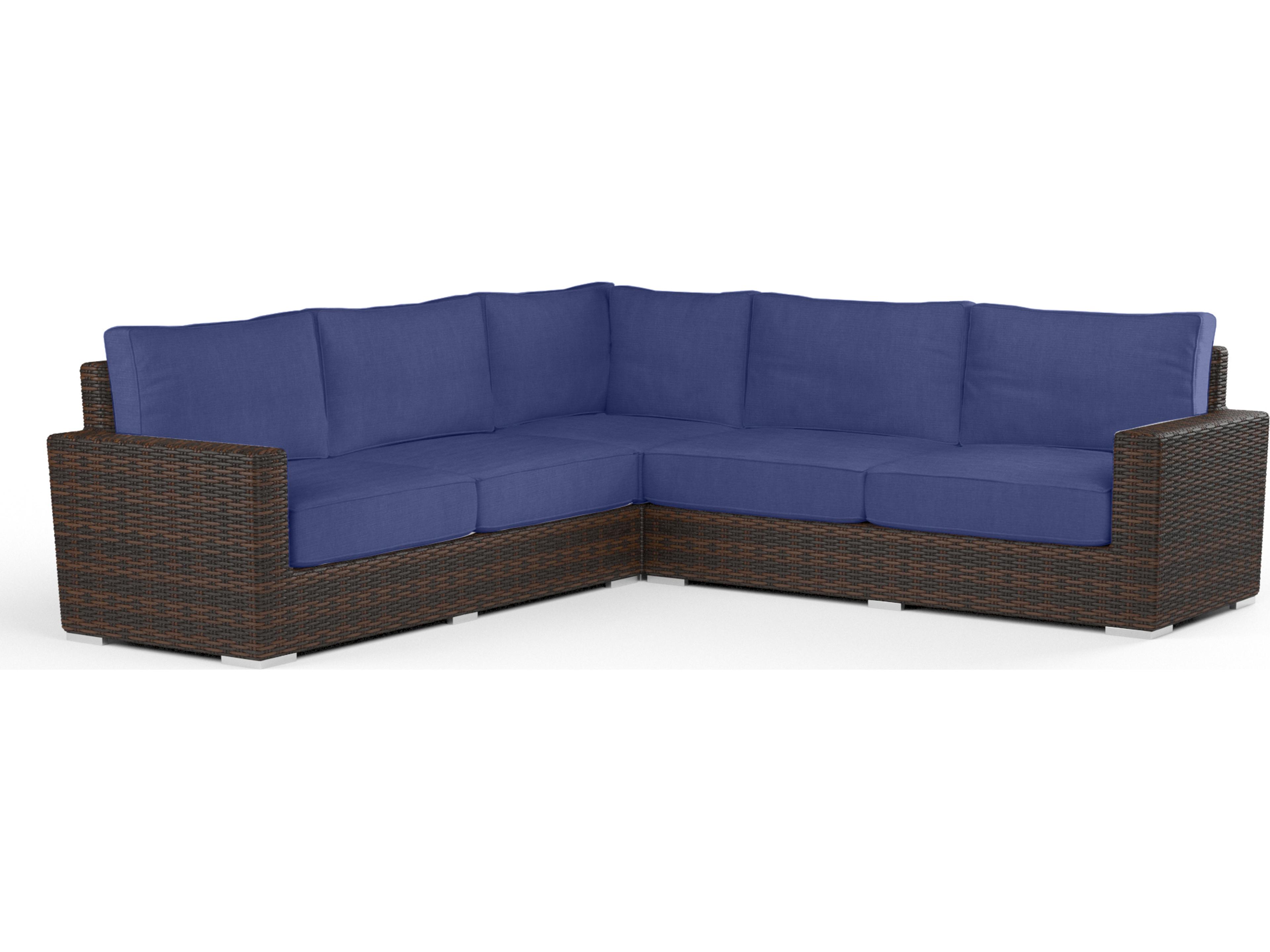 Sunset West Montecito Wicker Sectional