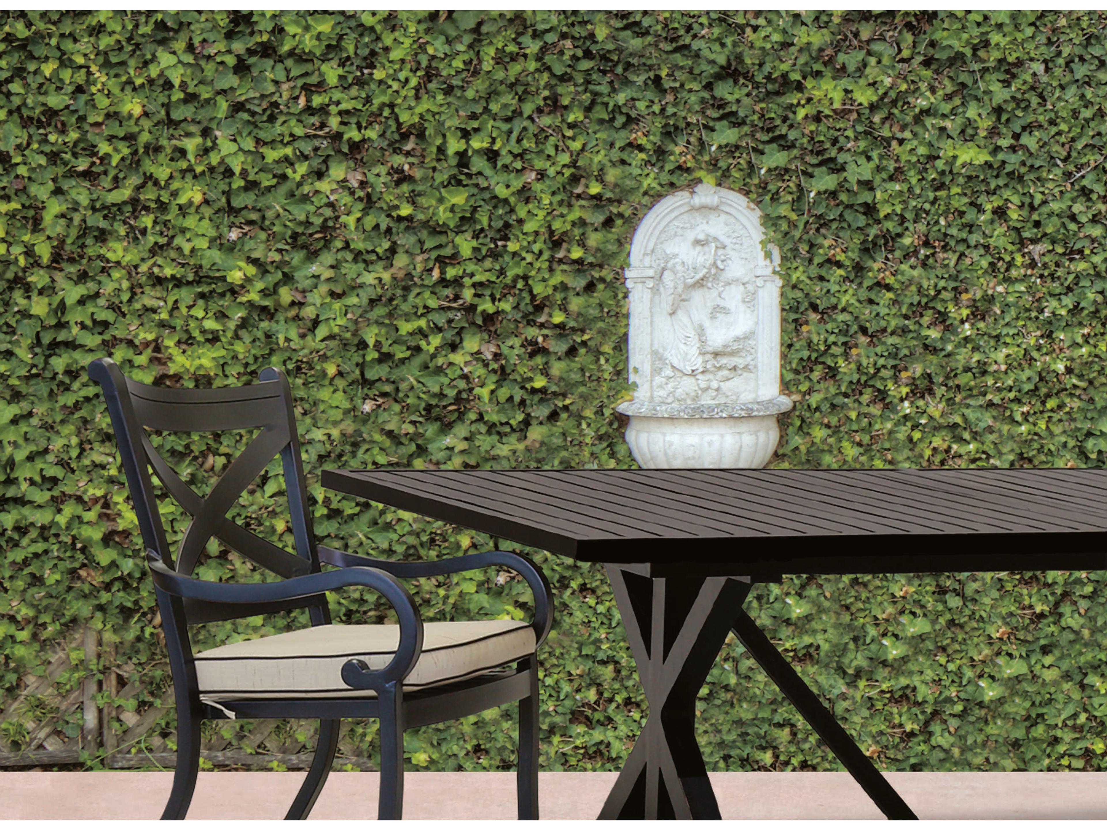 Sunset West Monterey Copper Aluminum Cushion Dining Chair