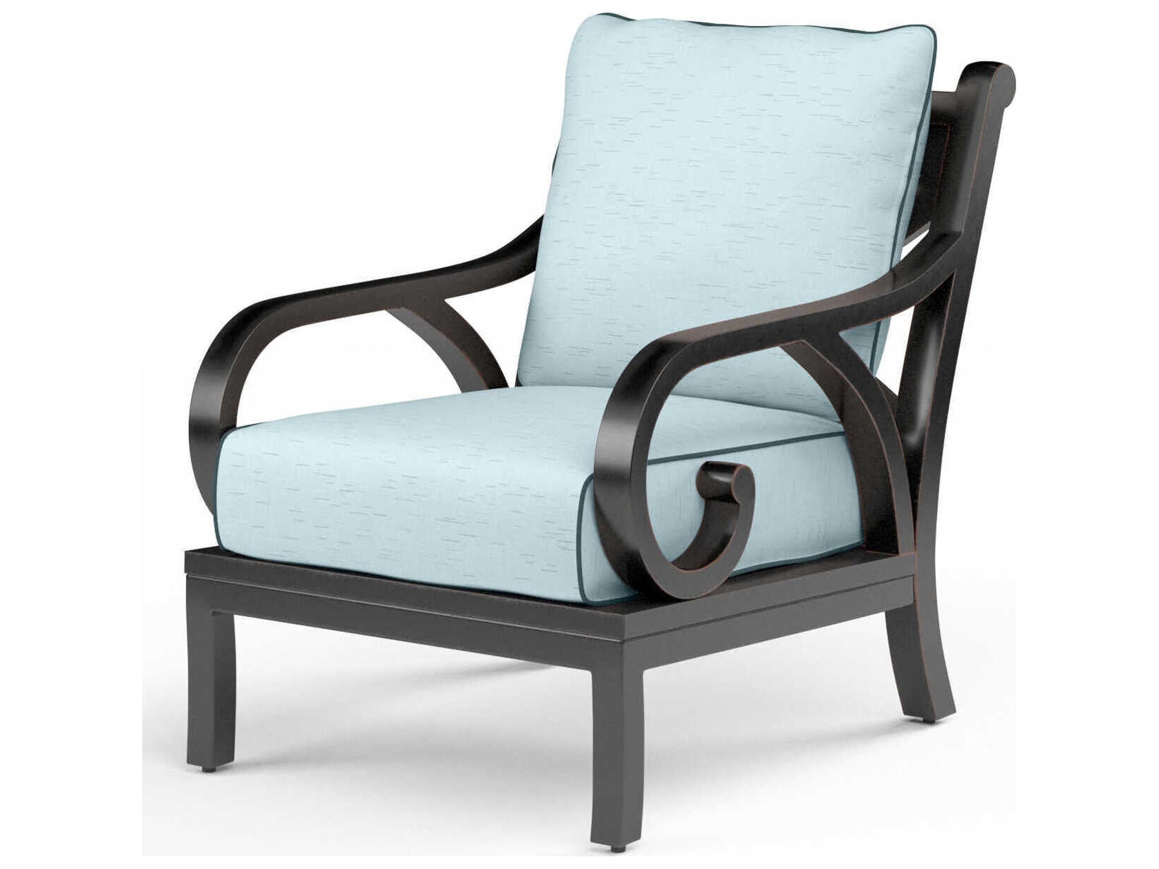 Monterey Copper Aluminum Cushion Lounge Chair