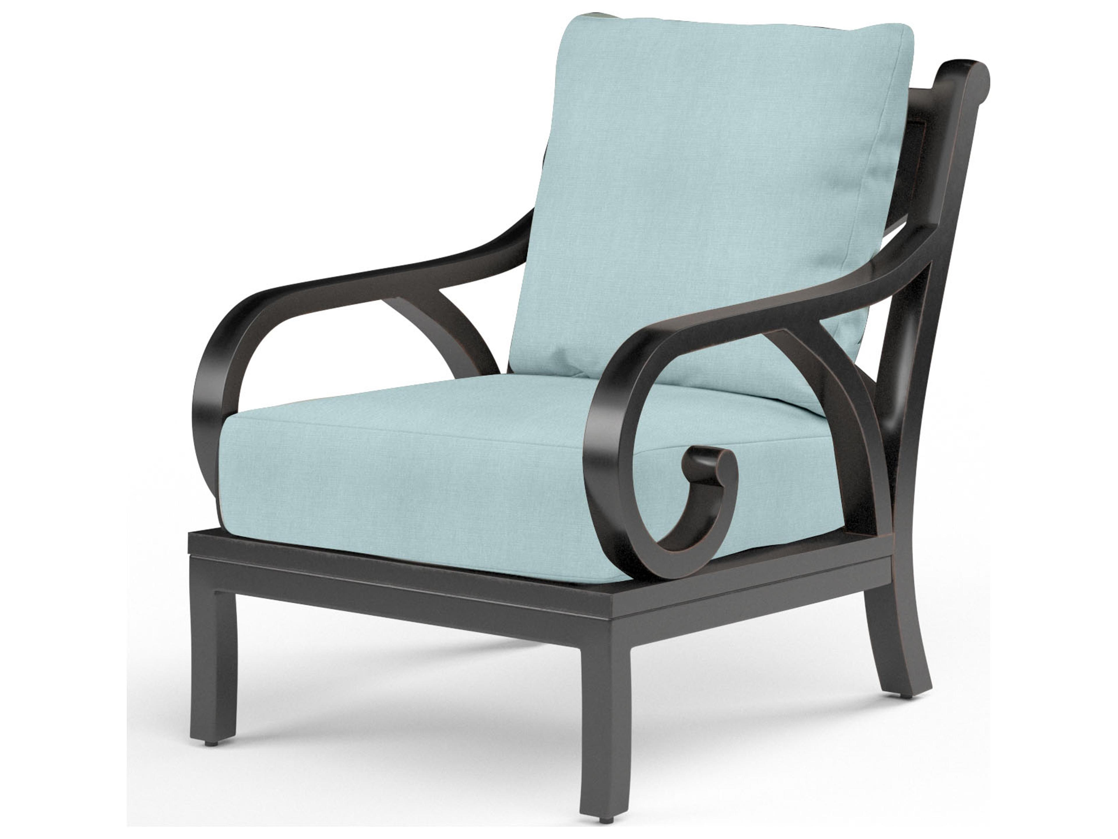 Sunset West Monterey Aluminum Outdoor Club Chair