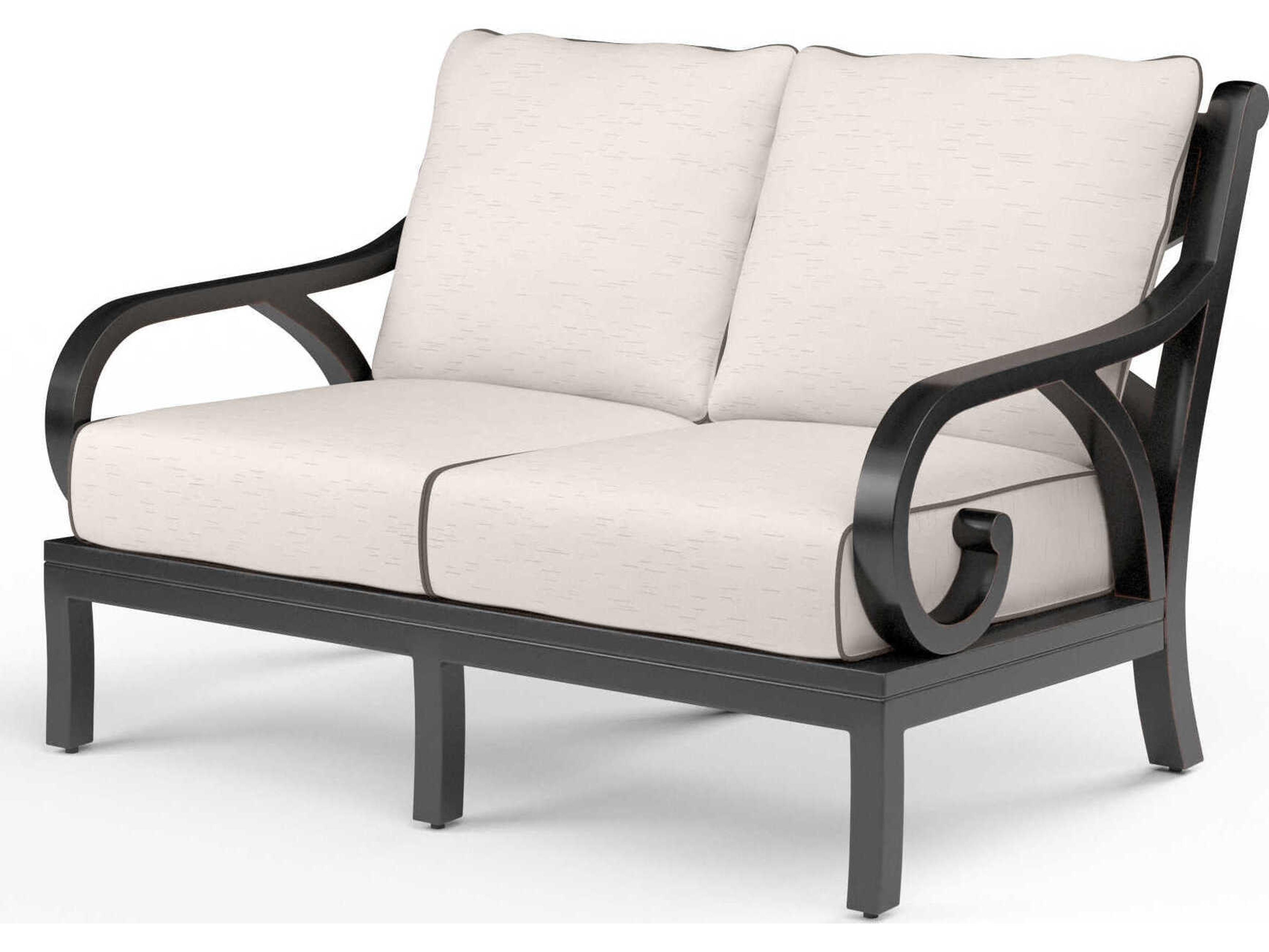 Monterey Copper Aluminum Cushion Loveseat