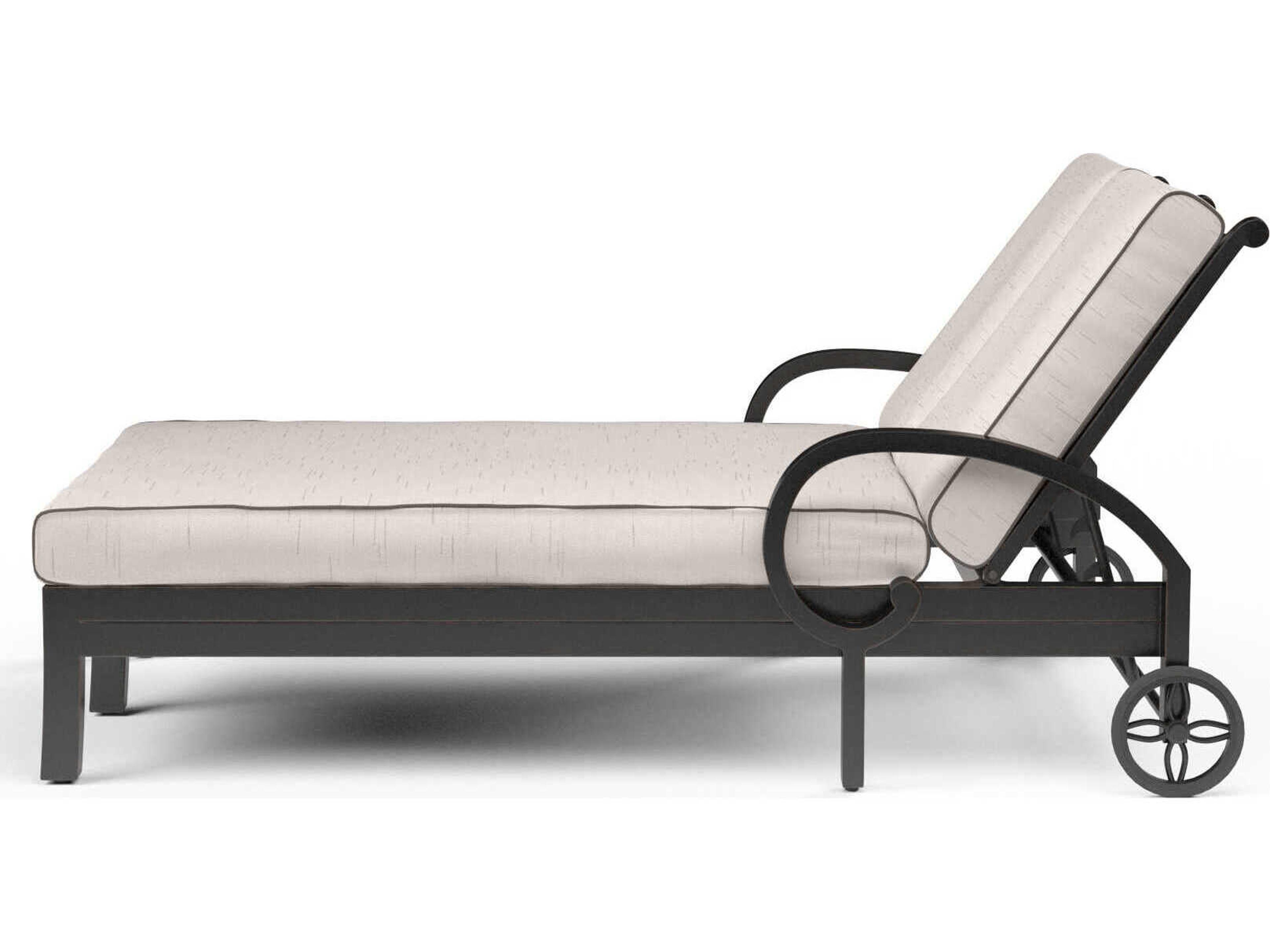 Sunset West Monterey Copper Aluminum Cushion Chaise Lounge