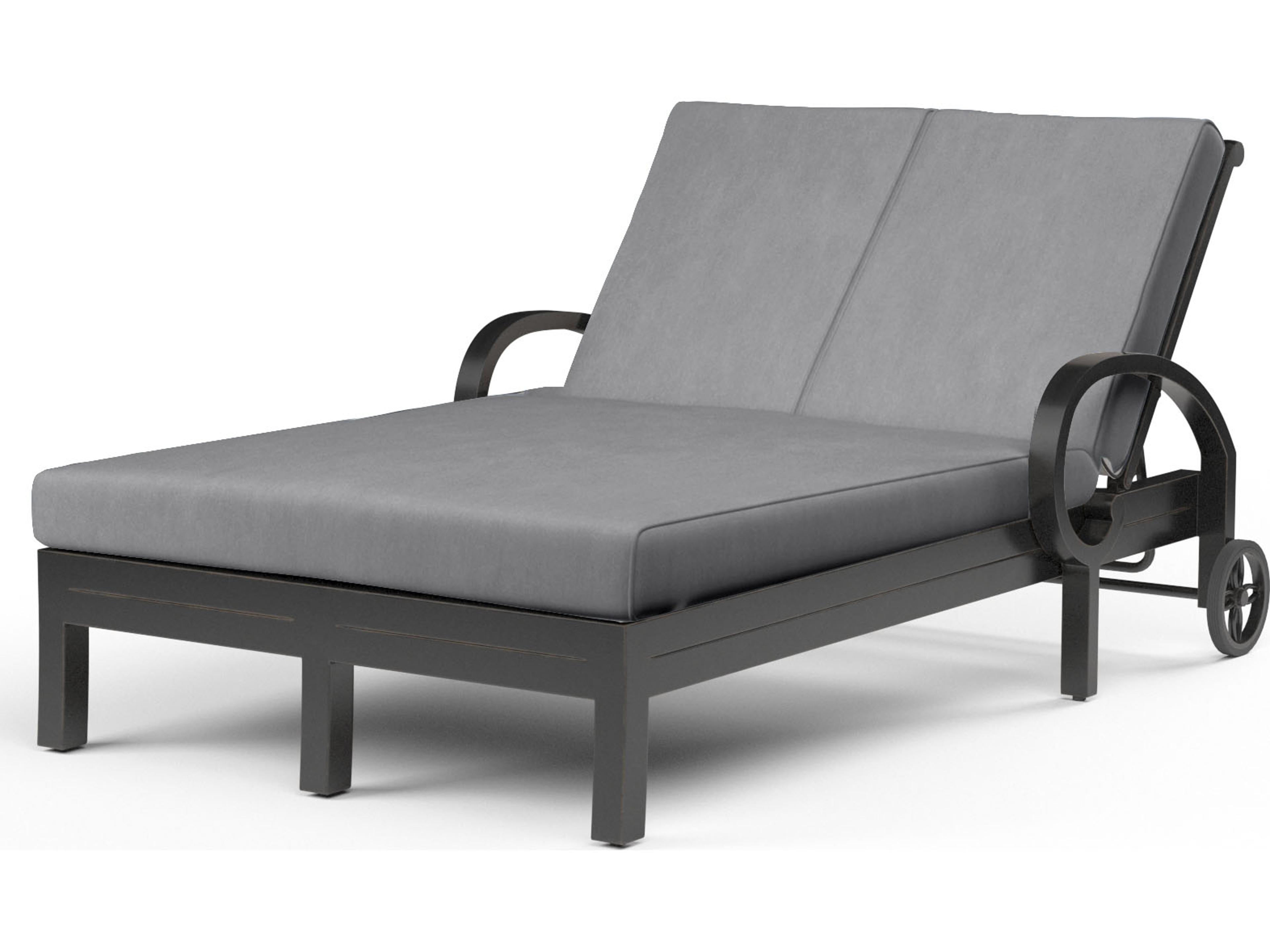 Sunset West Monterey Aluminum Double Outdoor Chaise