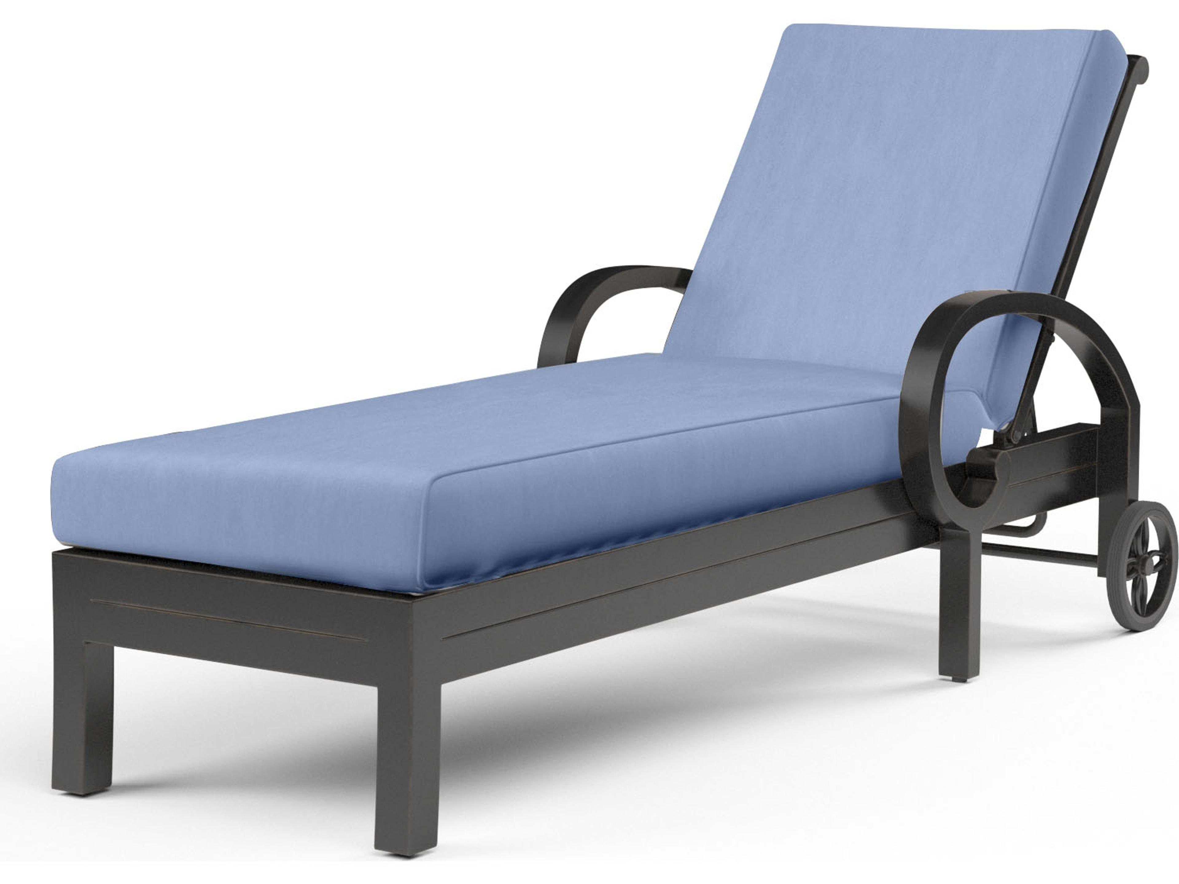Monterey Aluminum Single Outdoor Patio Chaise