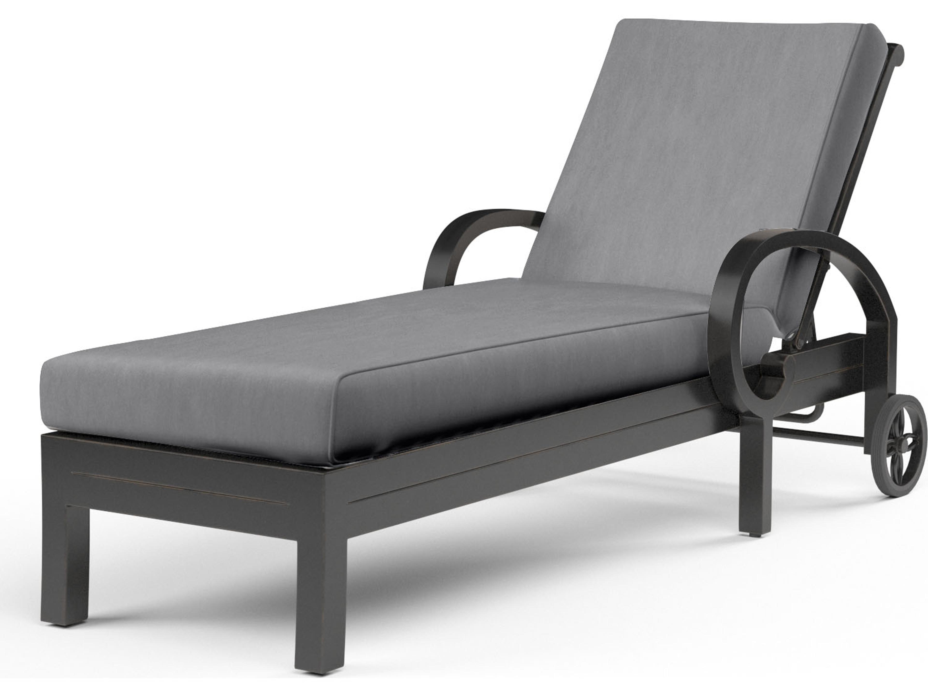 Sunset West Monterey Aluminum Single Outdoor Patio Chaise