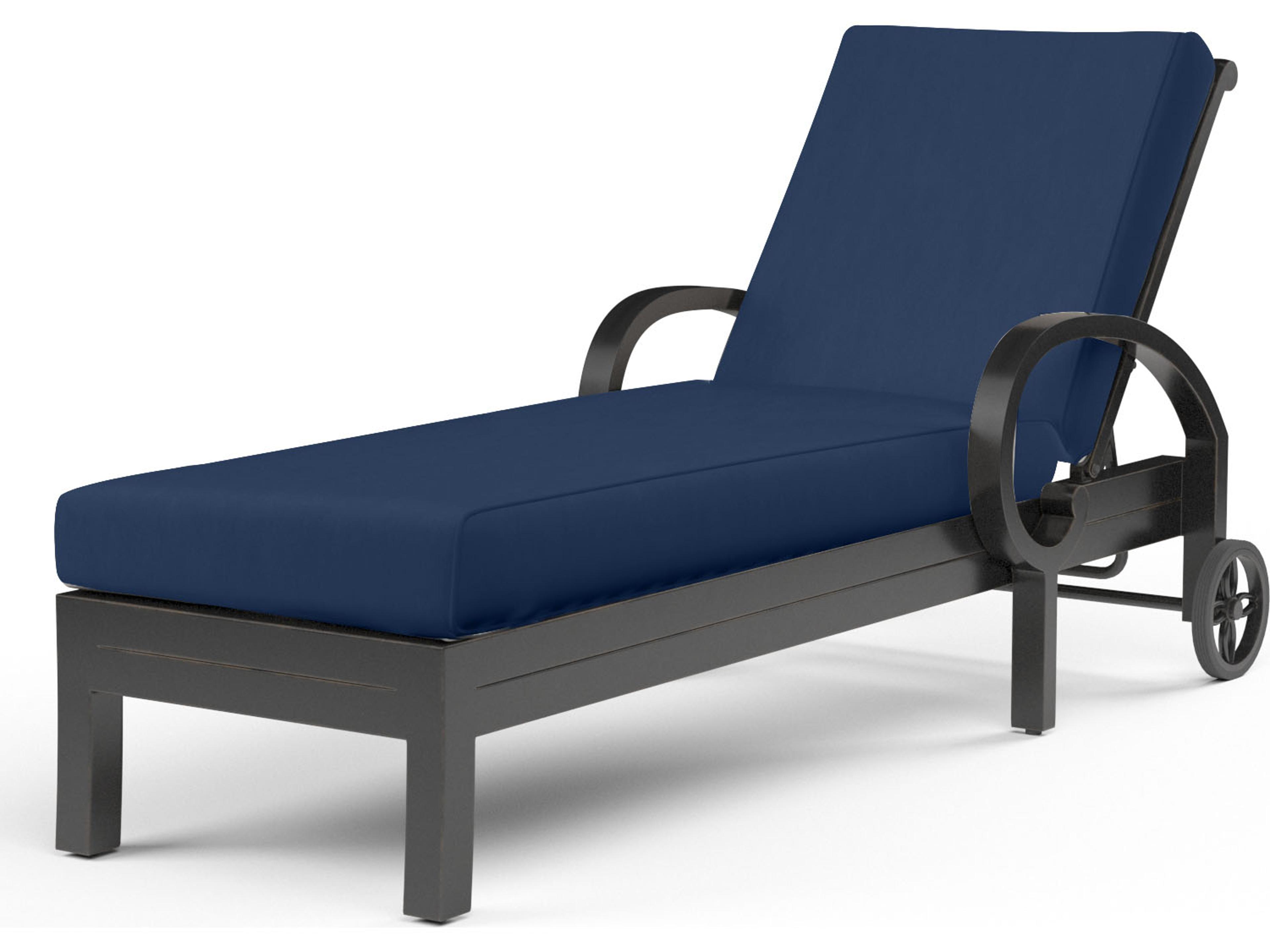 Sunset West Monterey Aluminum Single Outdoor Patio Chaise