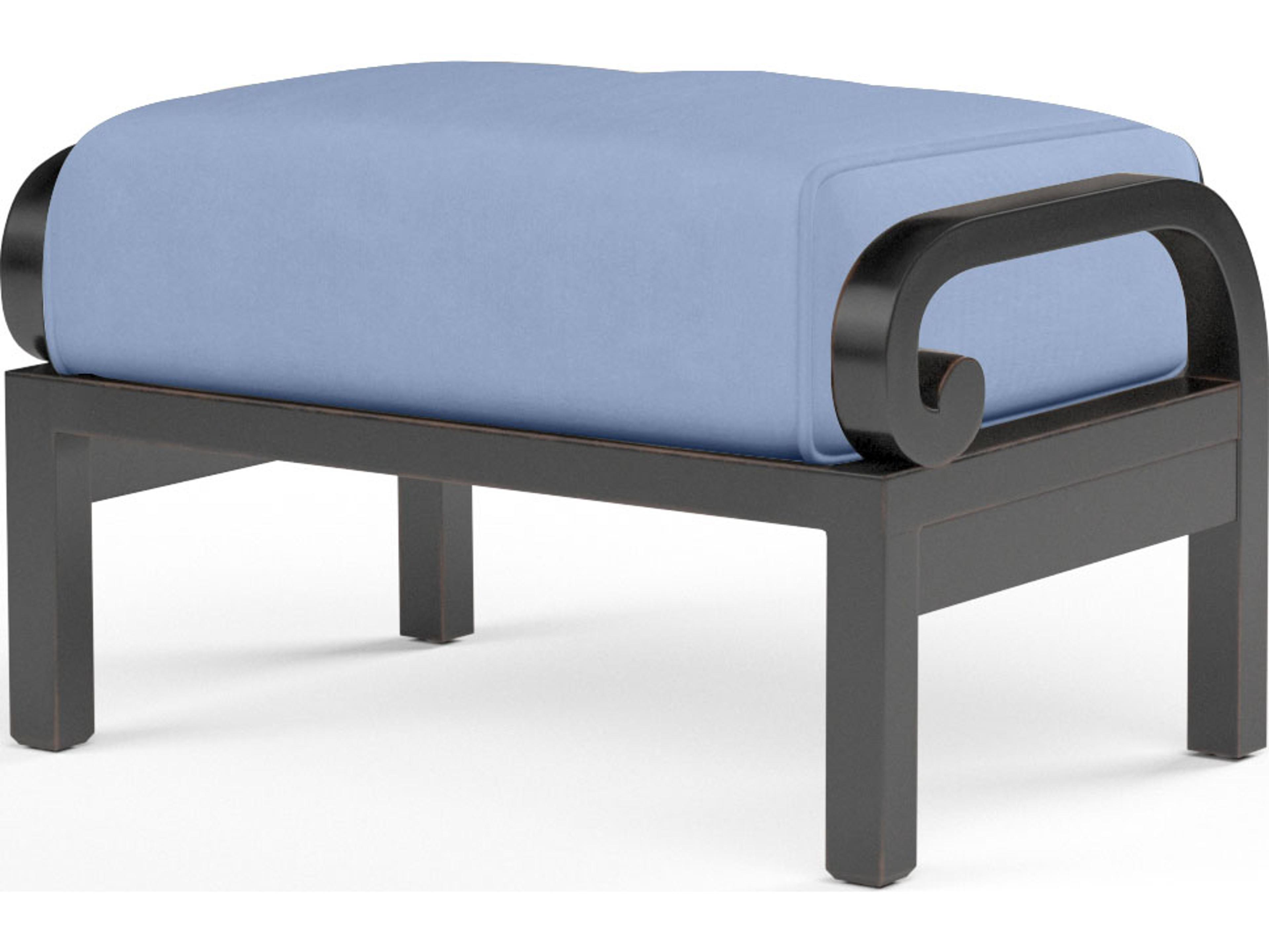 Sunset West Monterey Aluminum Outdoor Ottoman