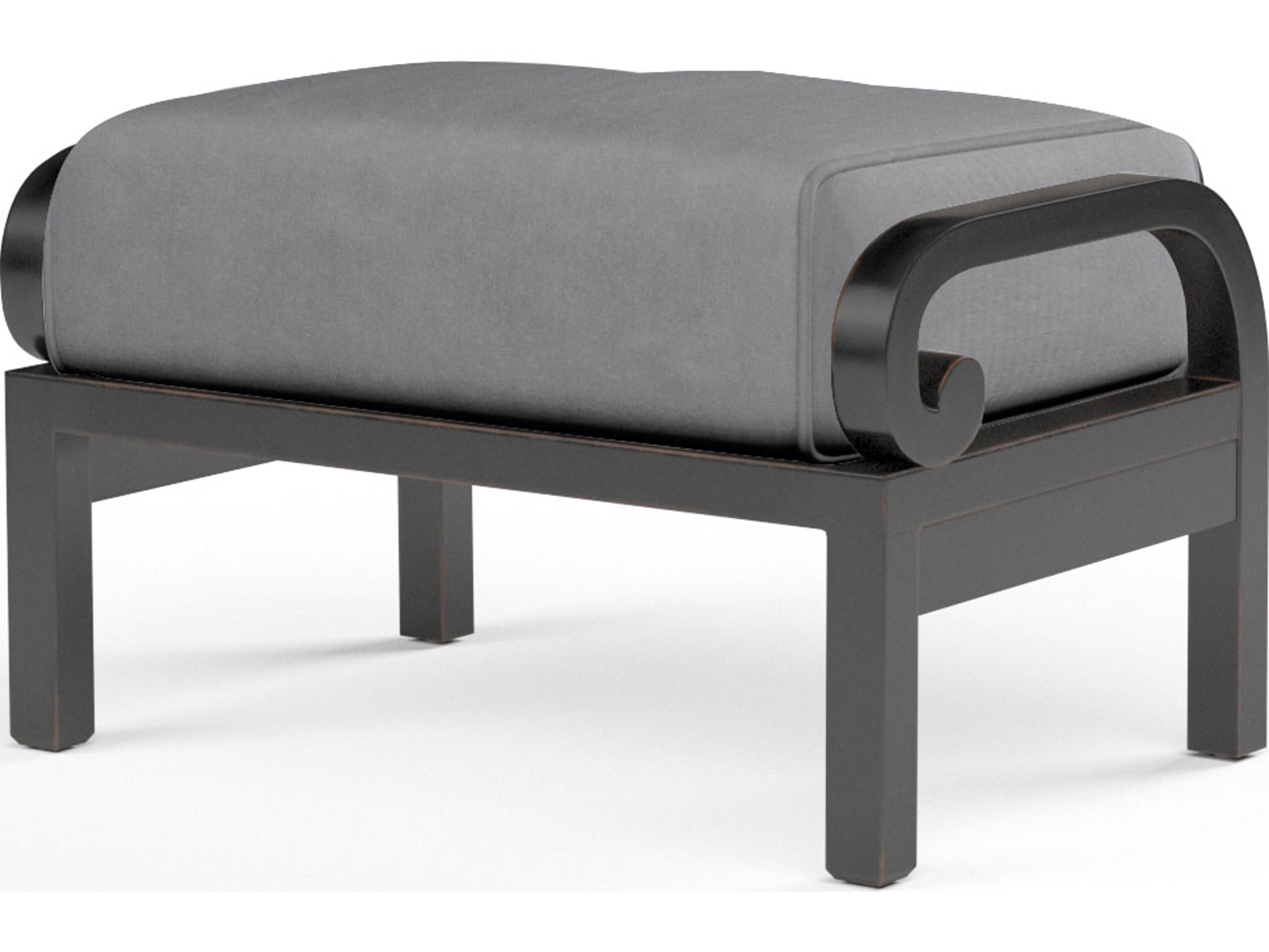 Sunset West Monterey Aluminum Outdoor Ottoman