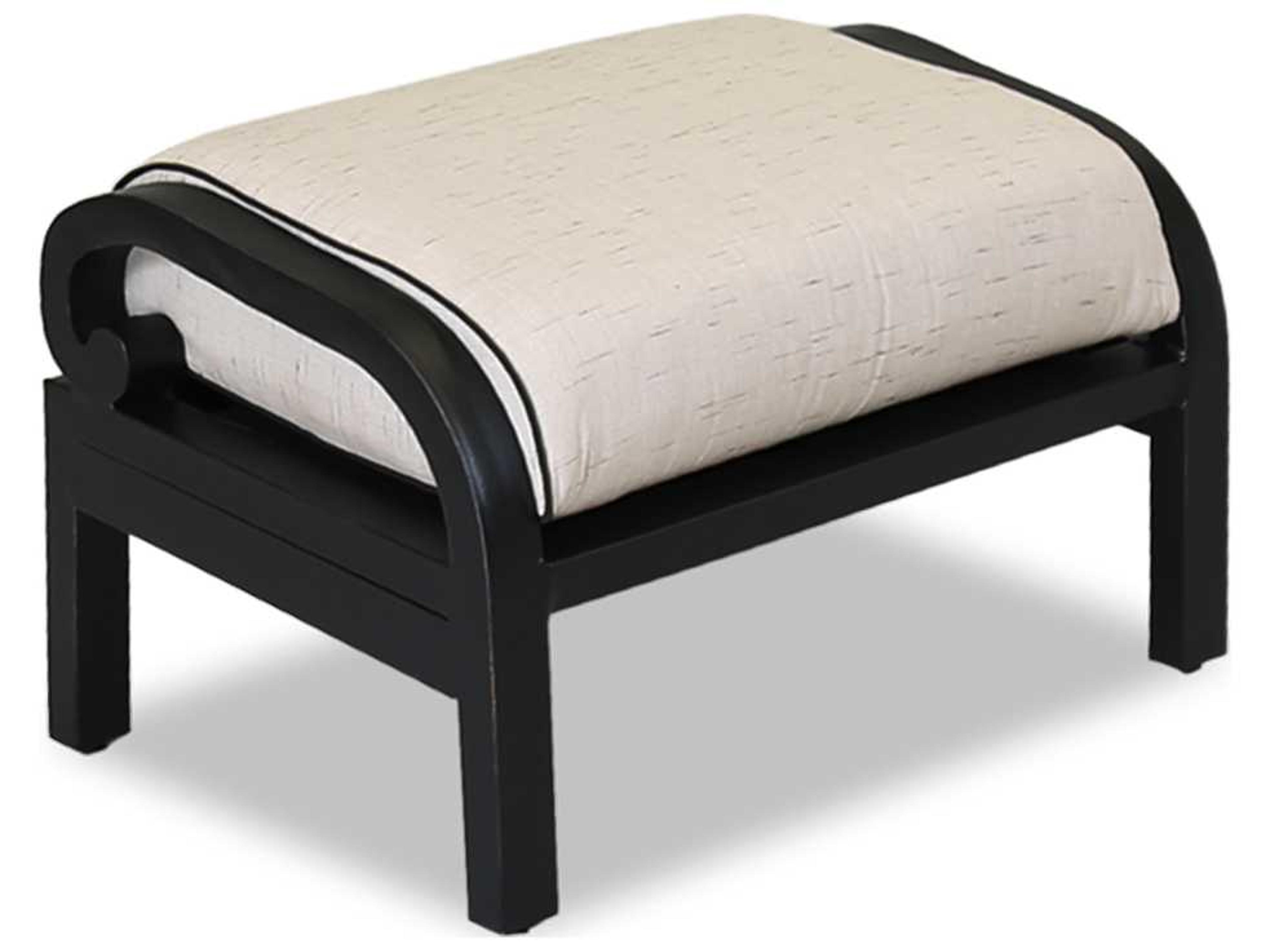 Sunset West Monterey Aluminum Cushion Ottoman