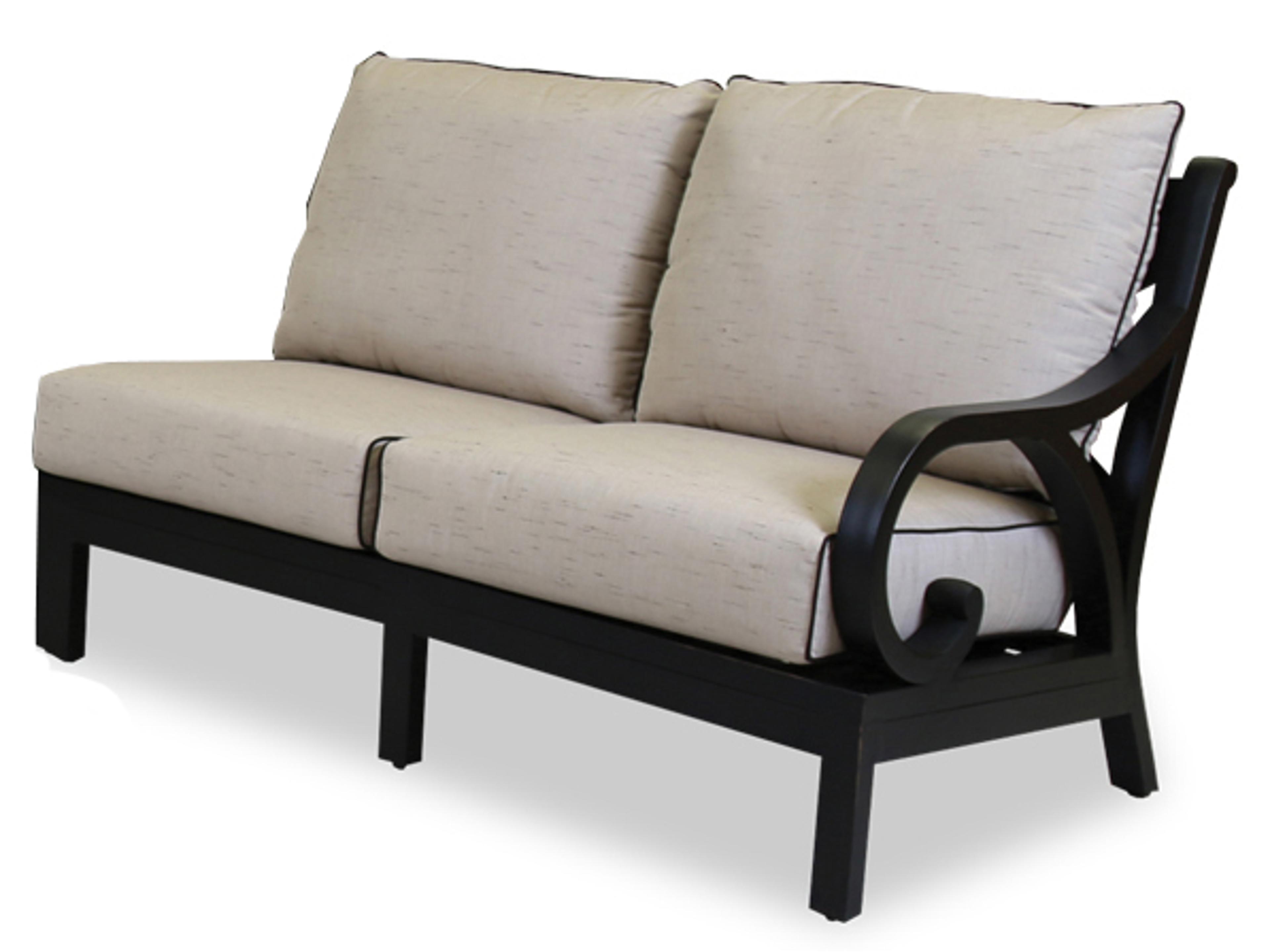 Monterey Aluminum Right Arm Outdoor Lounge Chair