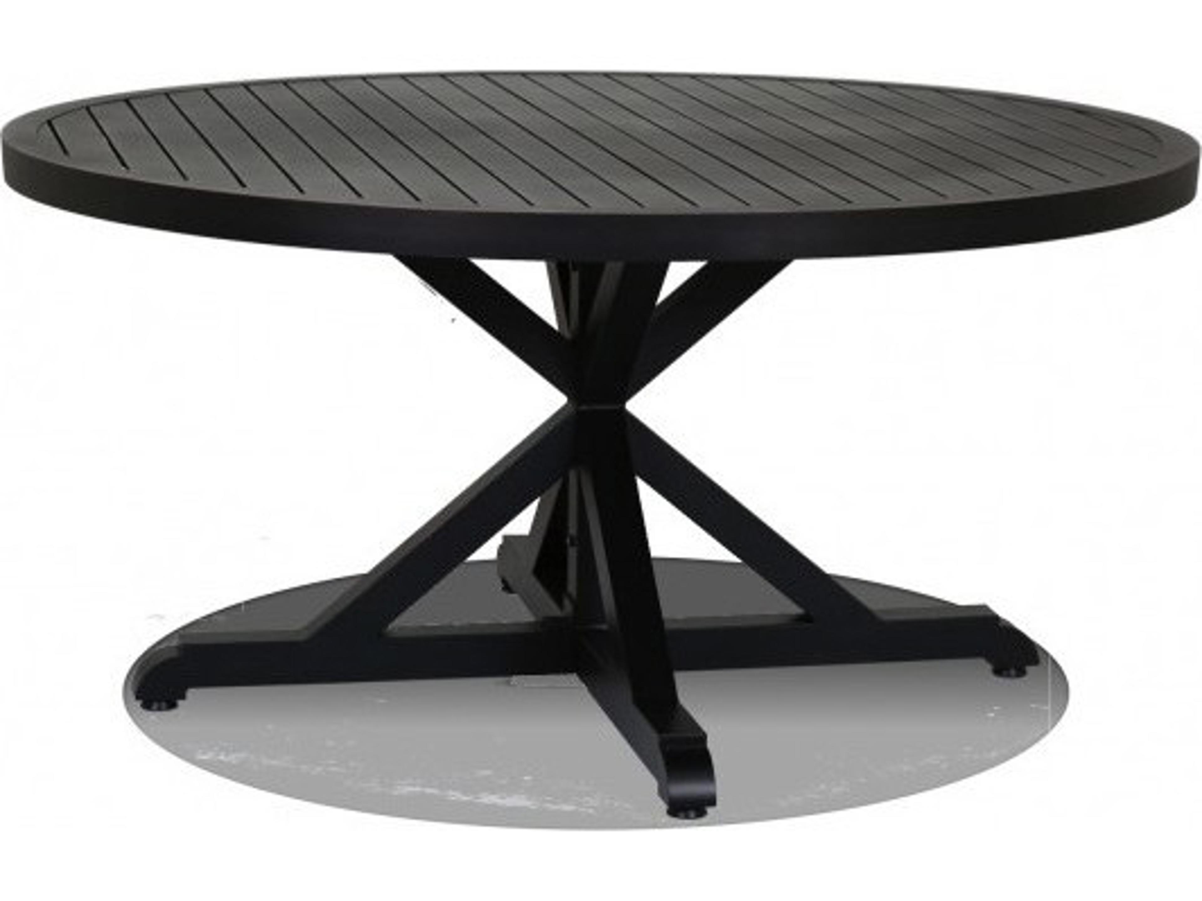 Monterey Aluminum Round Outdoor Patio Dining Table