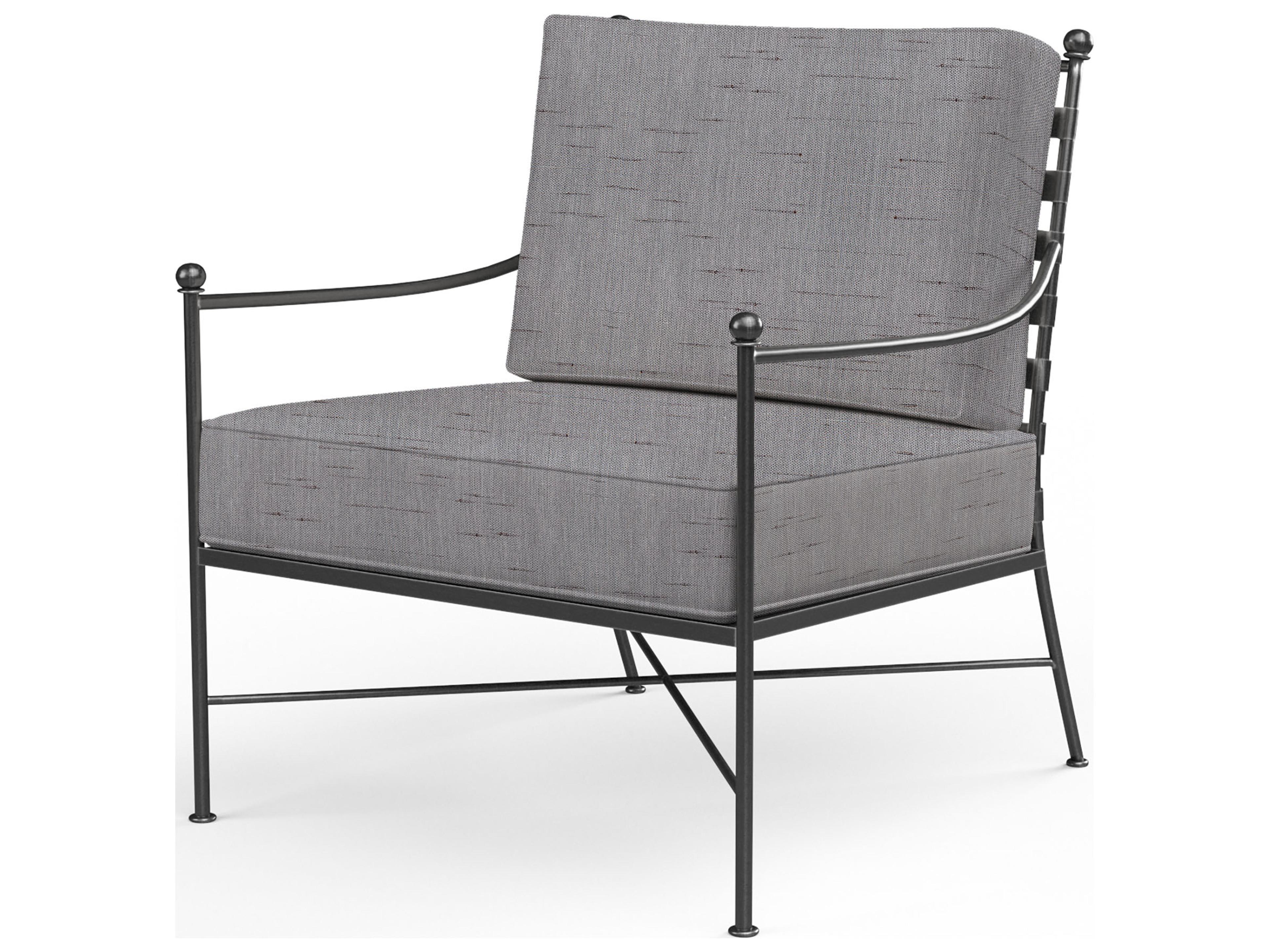 Sunset West Provence Wrought Iron Outdoor Club Chair