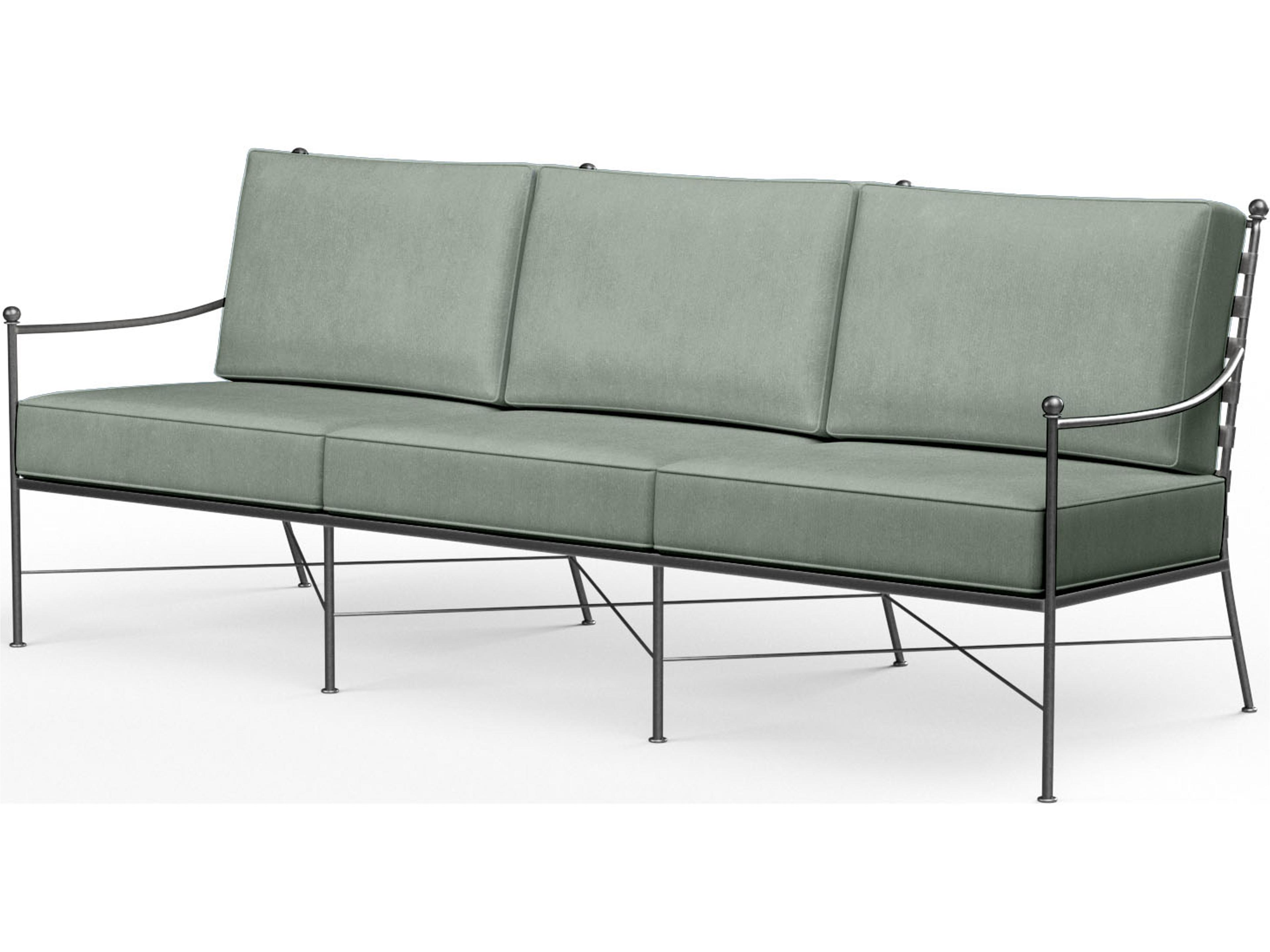 Sunset West Provence Wrought Iron Patio Sofa