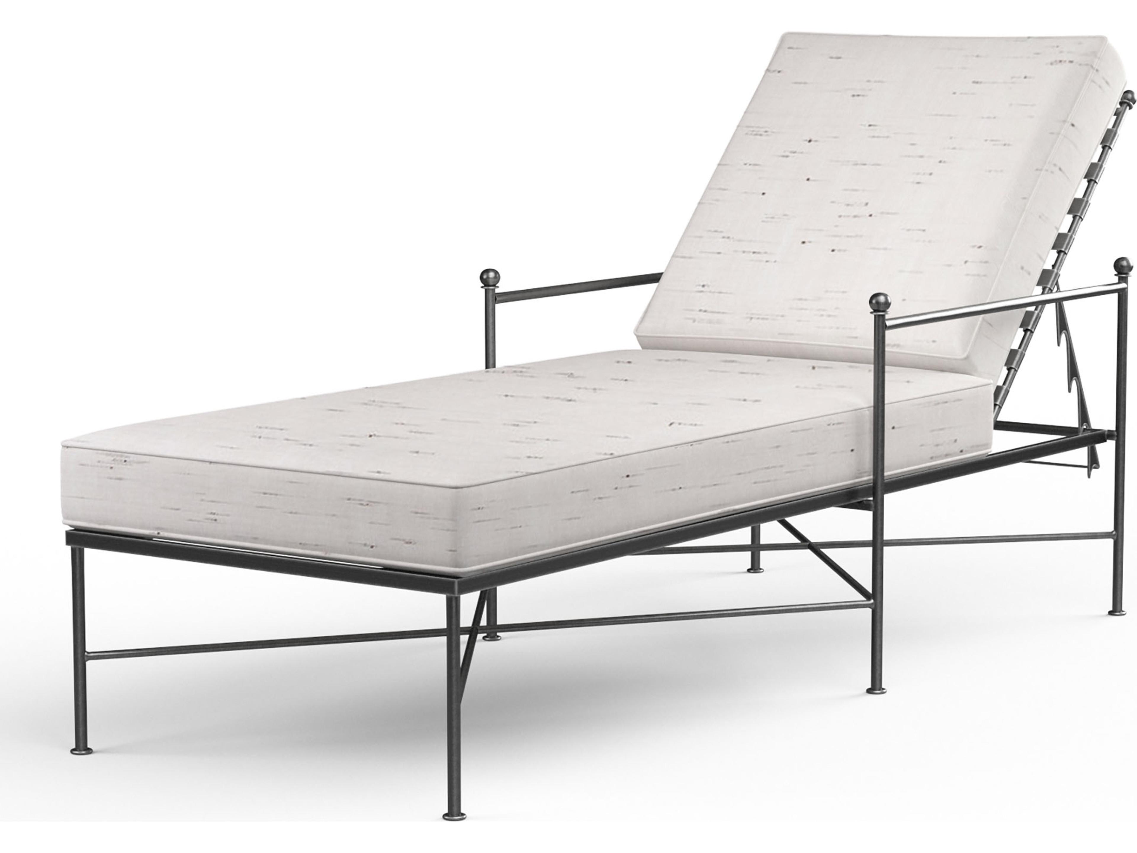 Sunset West Provence Wrought Iron Outdoor Chaise