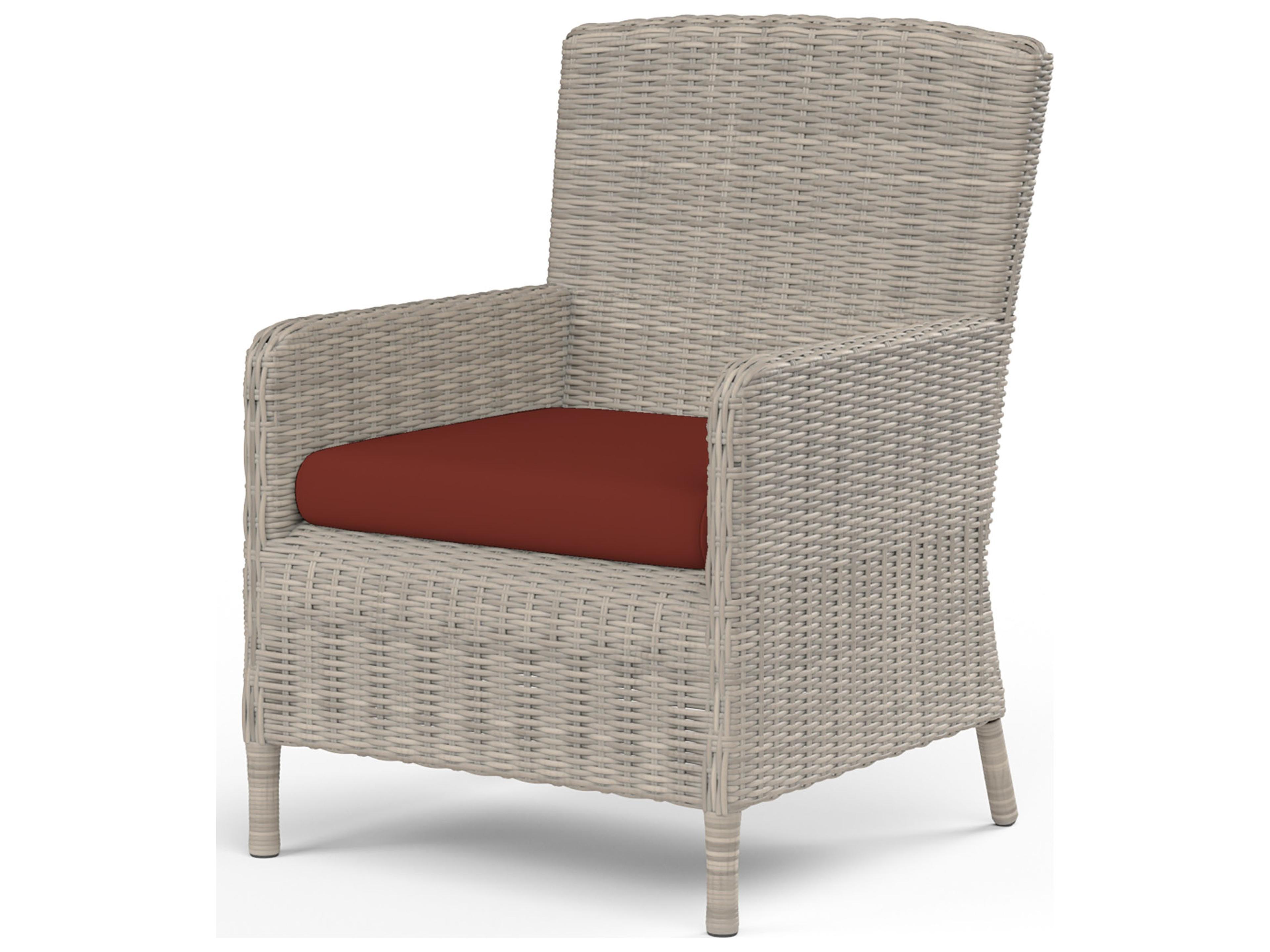 Sunset West Manhattan Wicker Outdoor Dining Chair