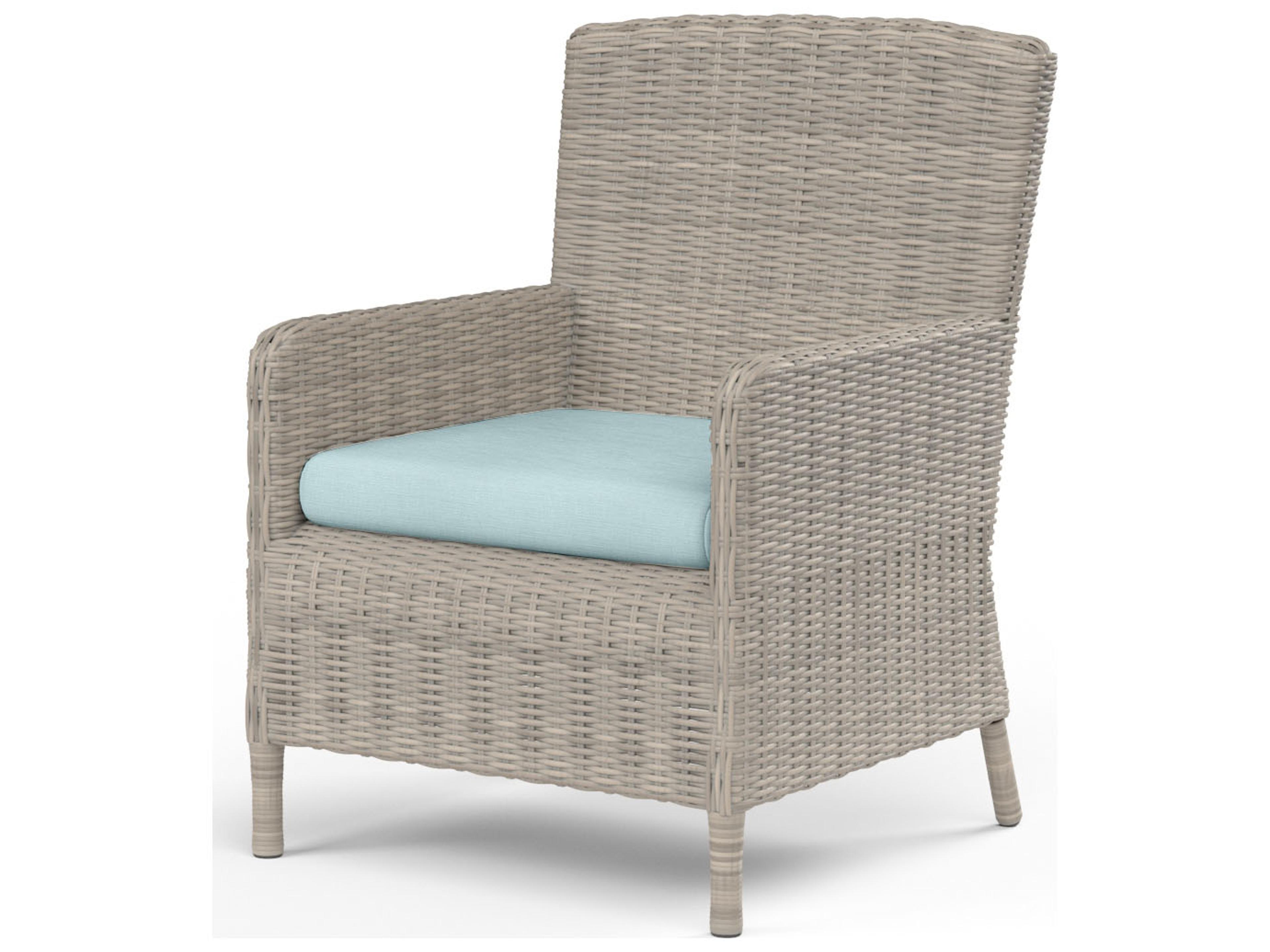 Sunset West Manhattan Wicker Outdoor Dining Chair
