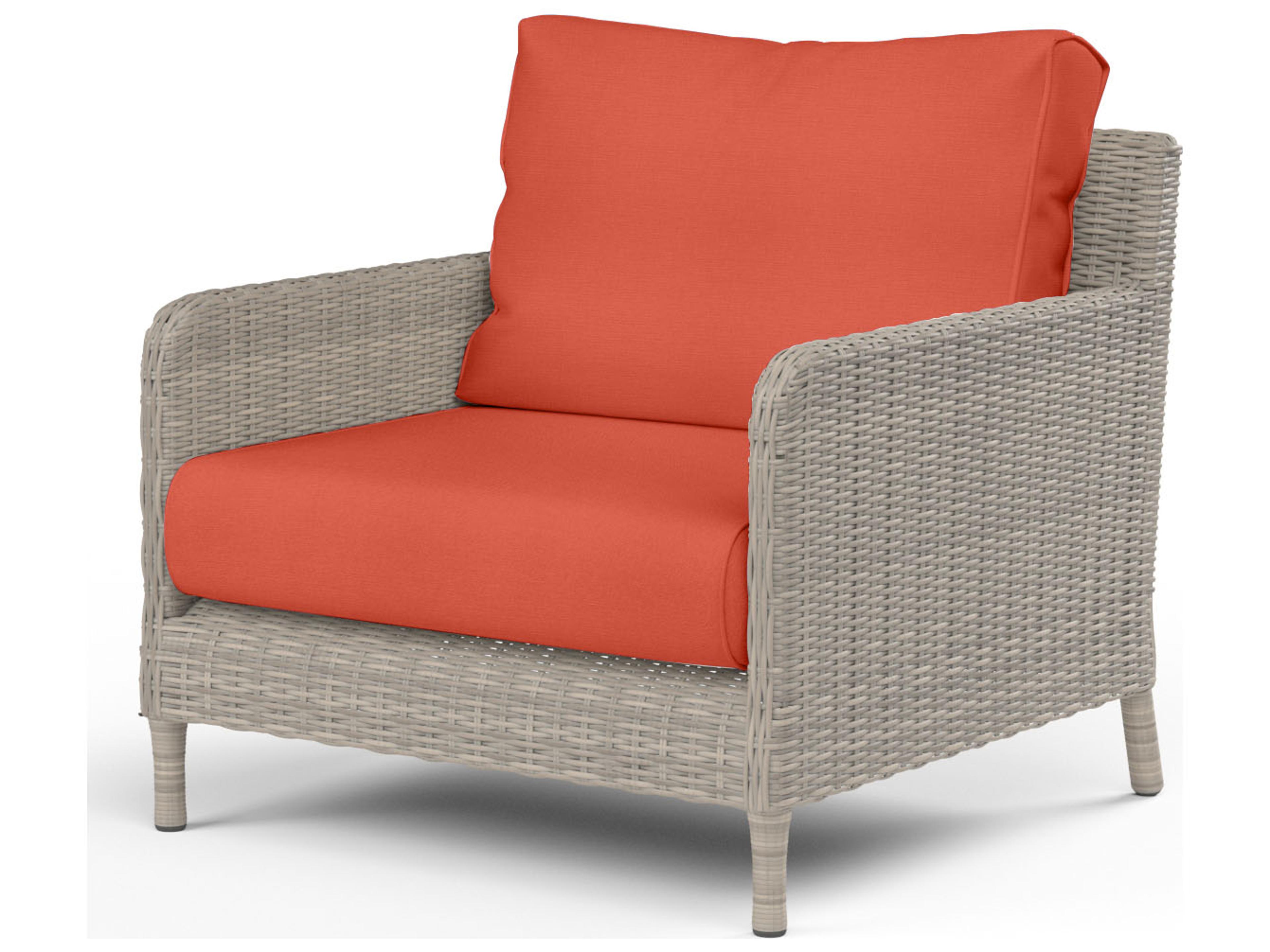 Sunset West Manhattan Wicker Outdoor Patio Club Chair