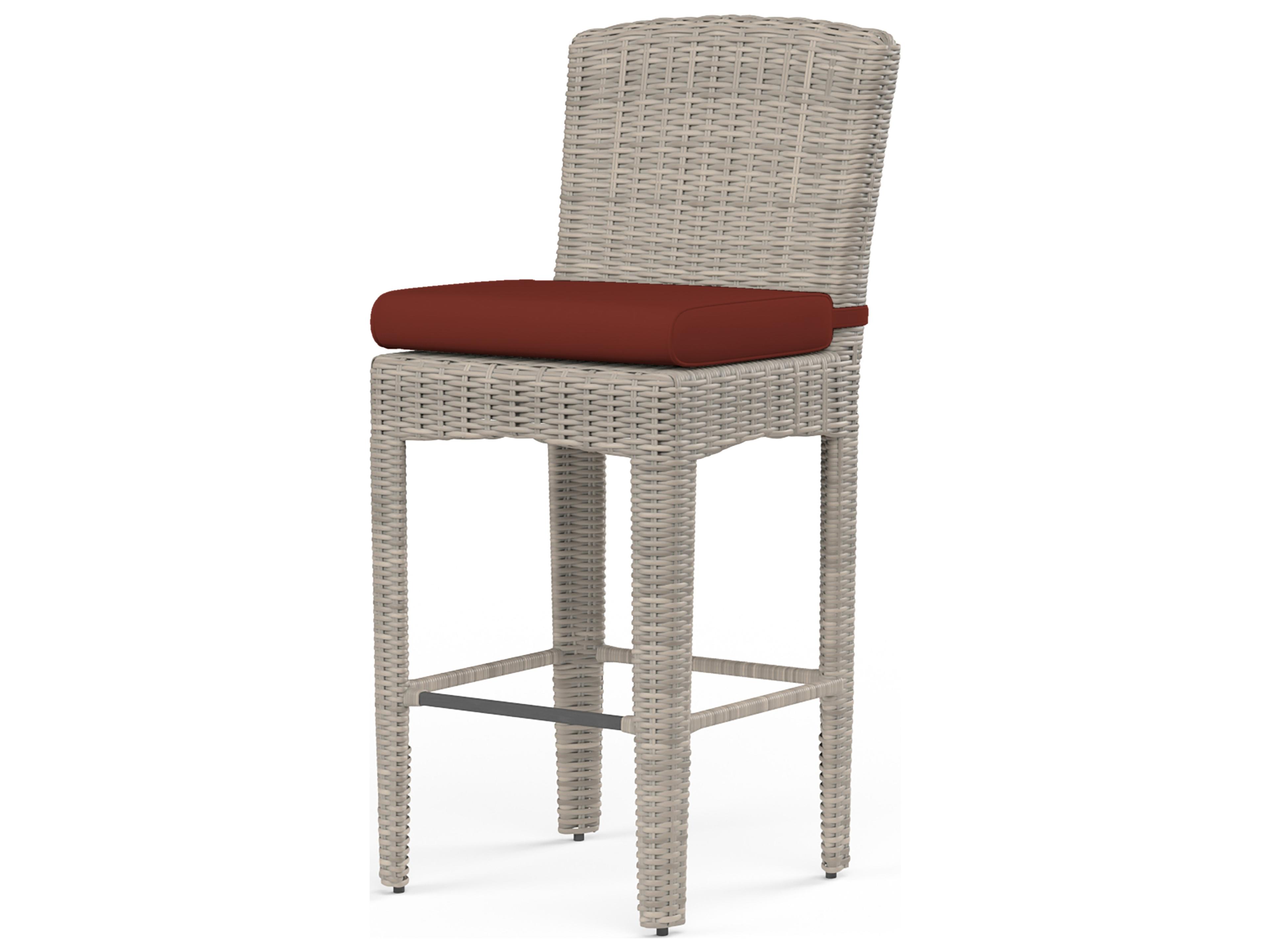 Sunset West Manhattan Wicker Outdoor Bar Stool