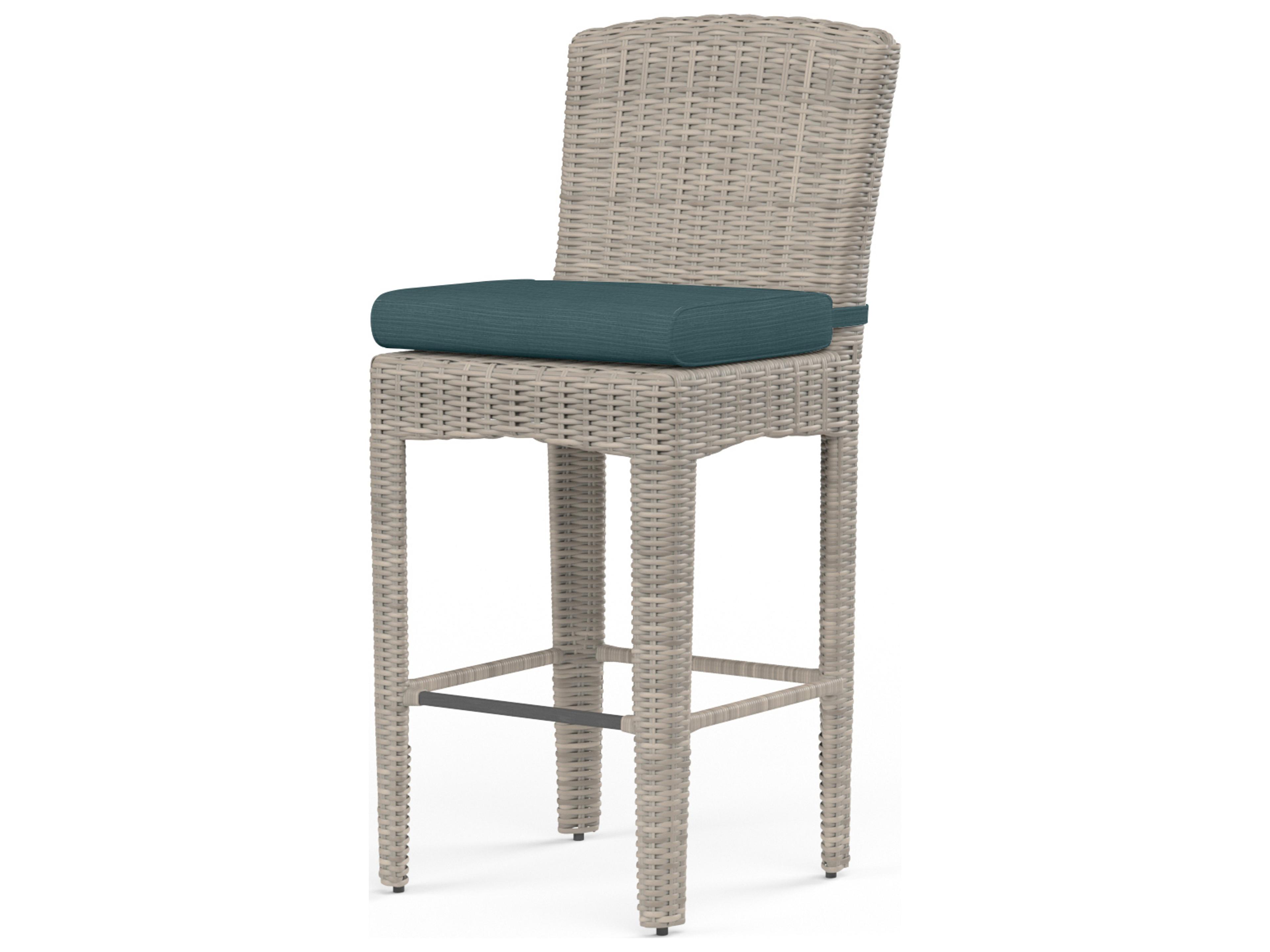 Sunset West Manhattan Wicker Outdoor Bar Stool