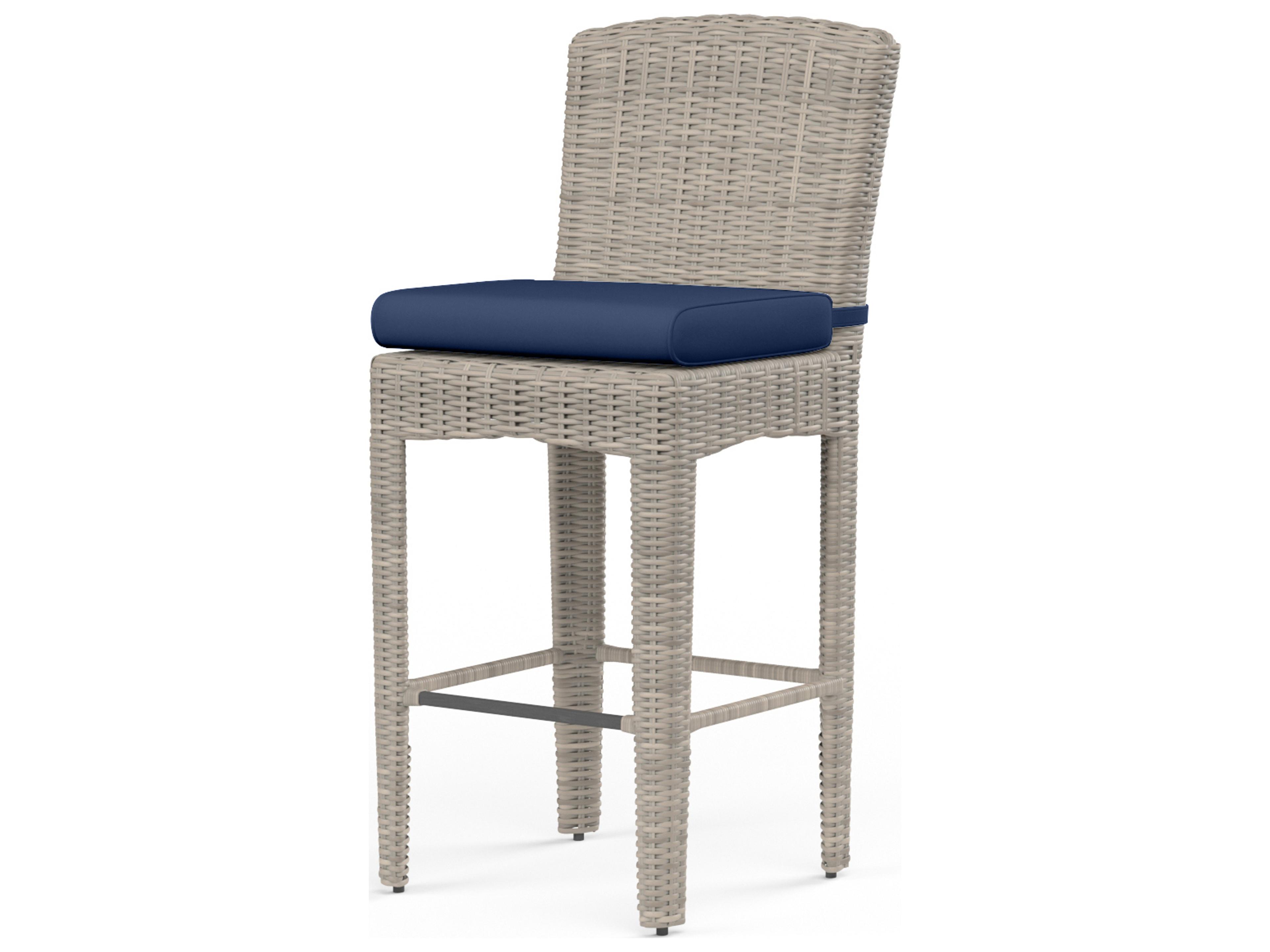 Sunset West Manhattan Wicker Outdoor Bar Stool
