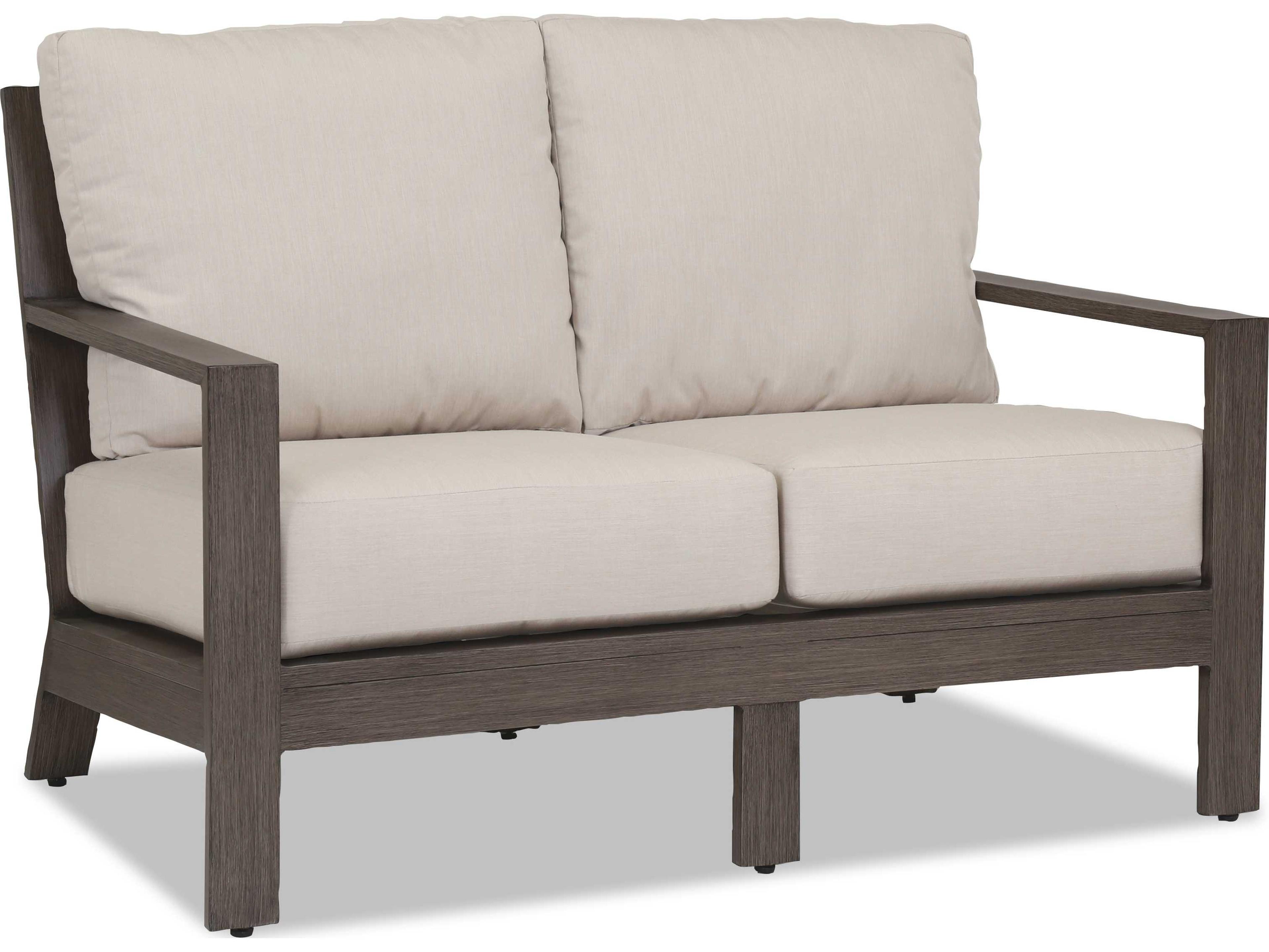 Sunset West Laguna Aluminum Cushion Loveseat