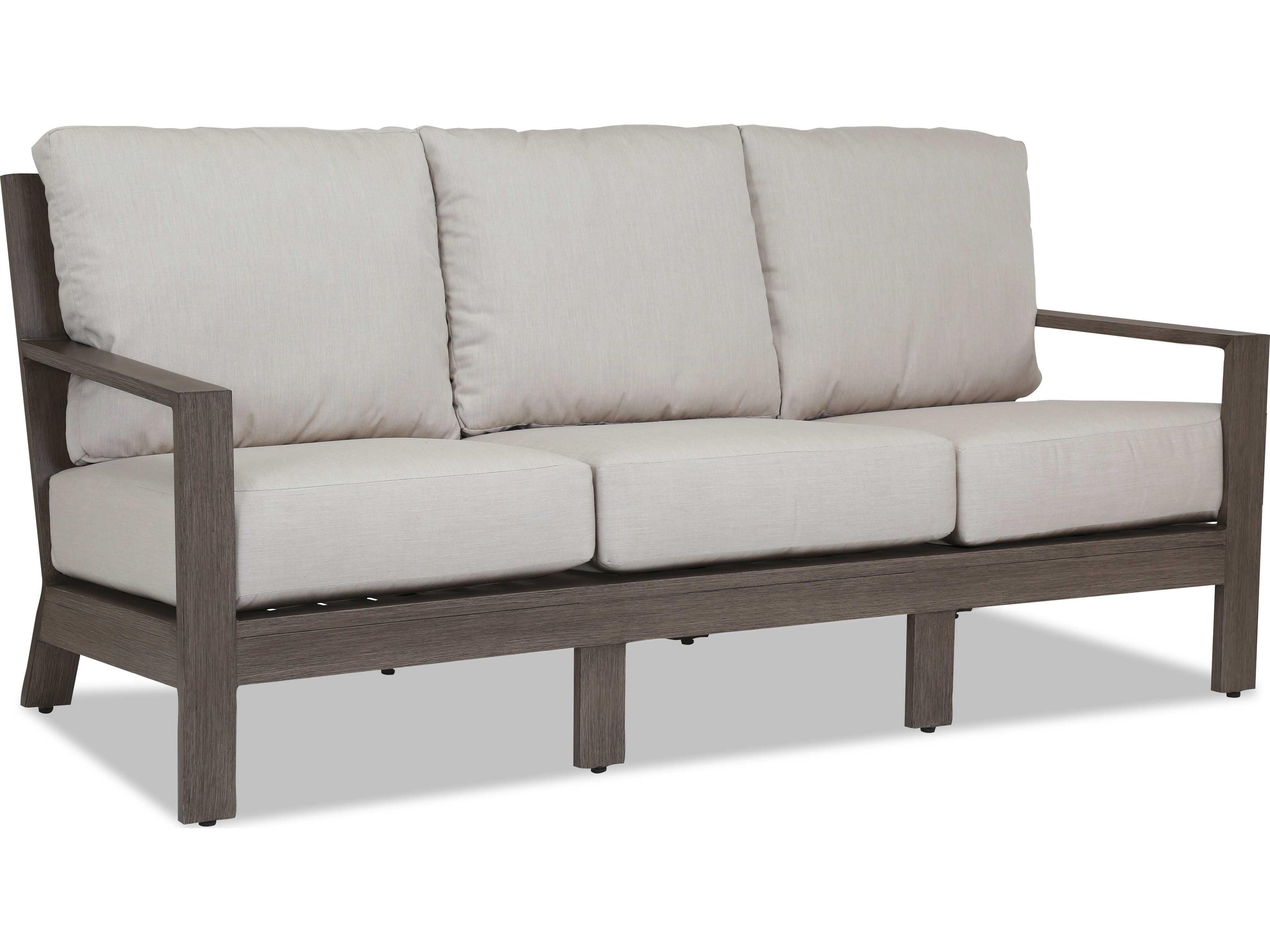 Sunset West Laguna Aluminum Cushion Sofa