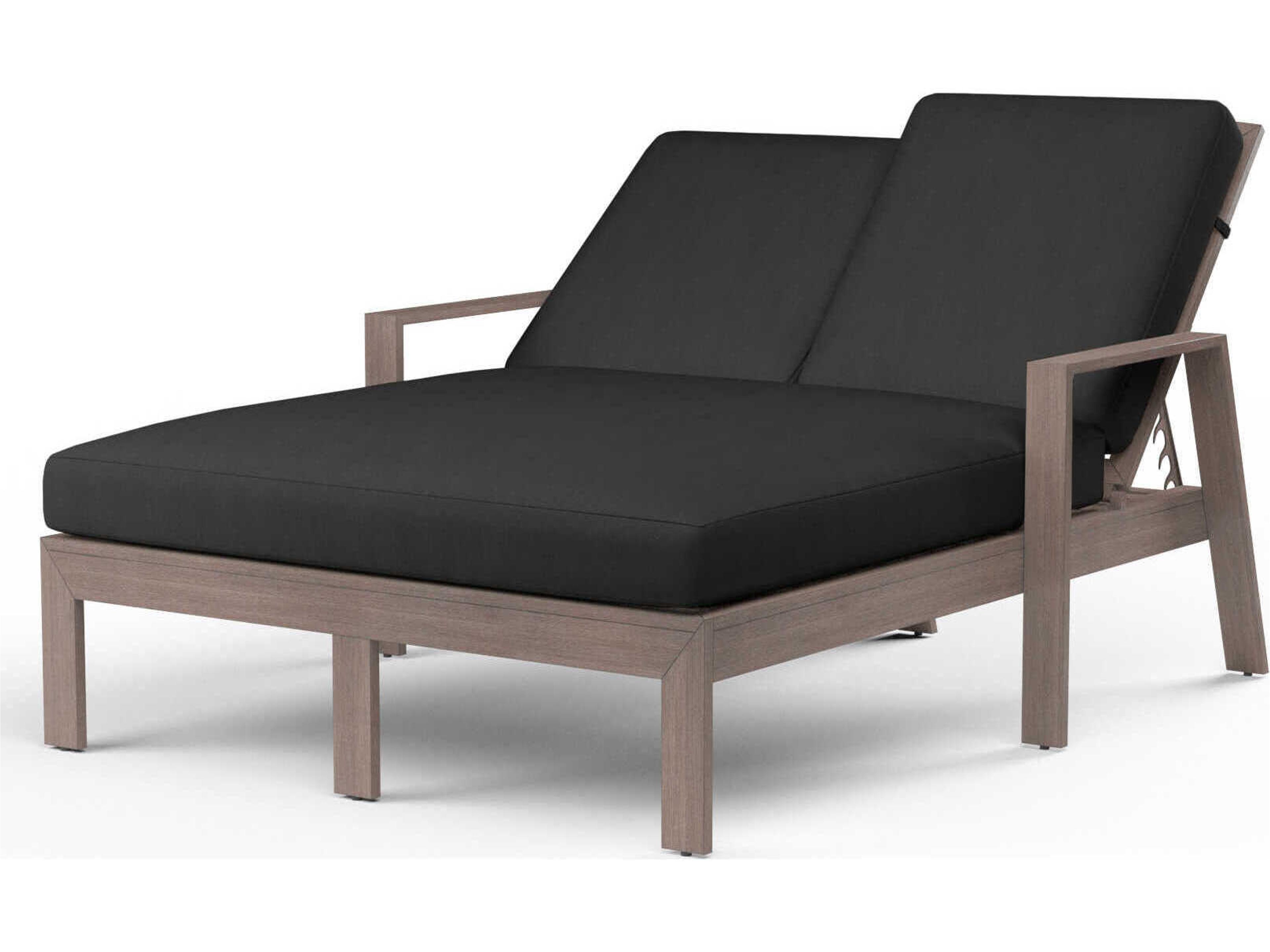 Laguna Driftwood Aluminum Cushion Chaise Lounge